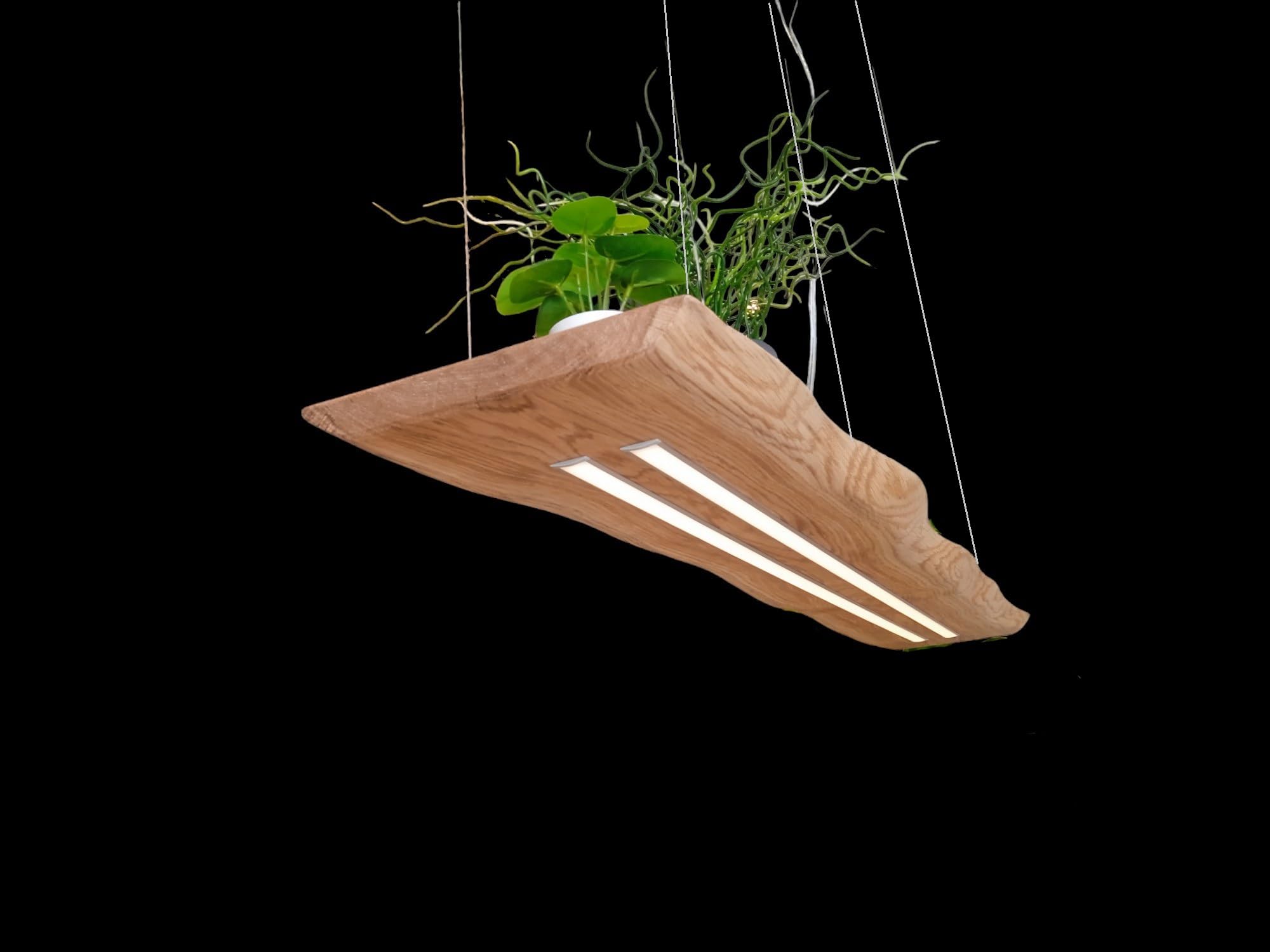 FRIESENLICHT Aria Hängelampe Holz 120cm dimmbar