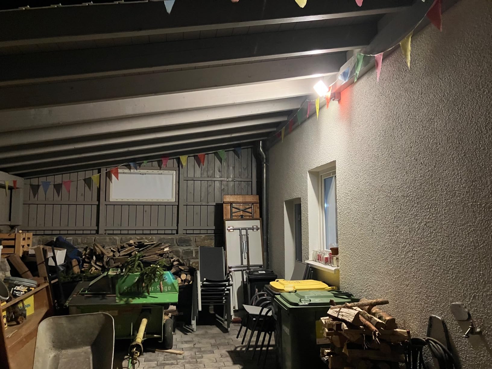 MATO Lumax LED-Strahler 30W mit Bewegungsmelder anthrazit