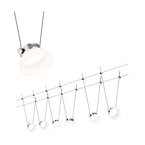 Paulmann 941.13 Seilsystem LED Set silber 6-flammig