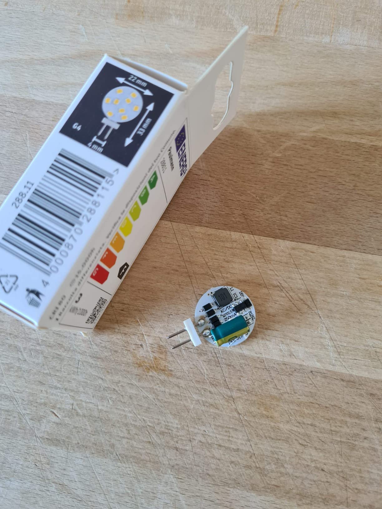 Paulmann 28811 G4 LED Lampe 12V warmweiß 250lm