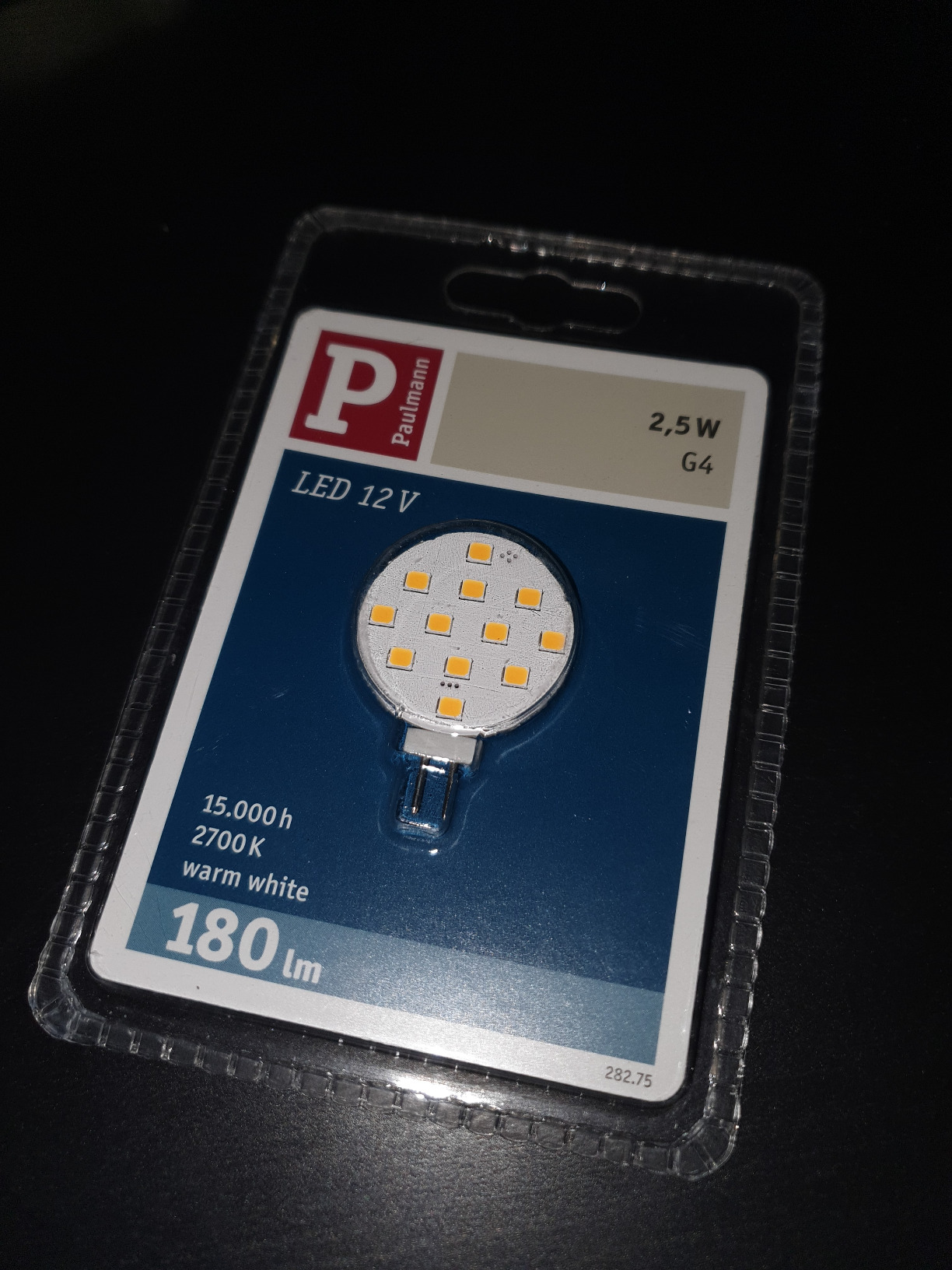 Paulmann 28275 G4 LED Stiftsockellampe 2,5W 12V Warmweiß