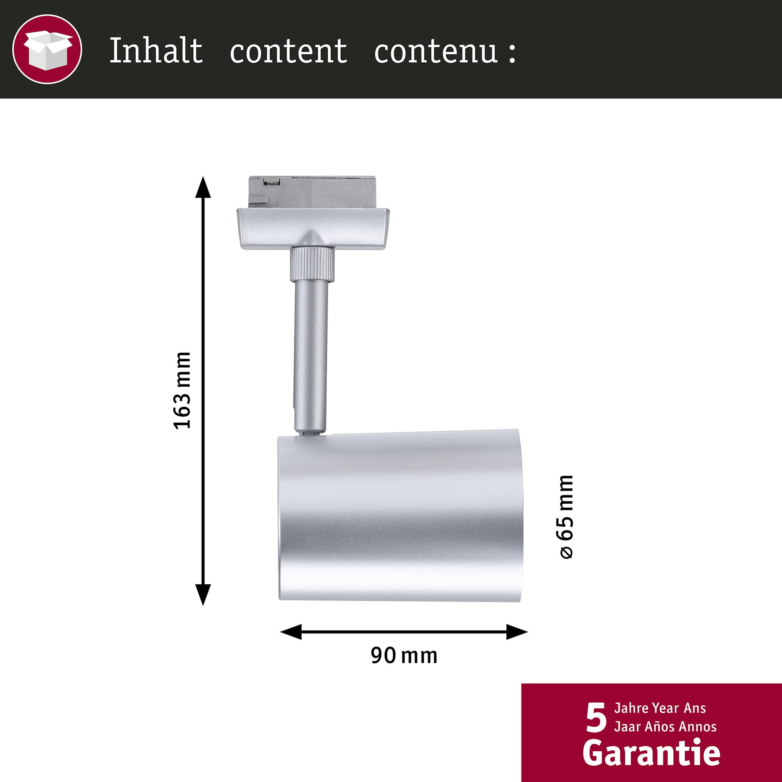 Paulmann URail Luxe 95662 Schienenspot RGBW Chrom matt