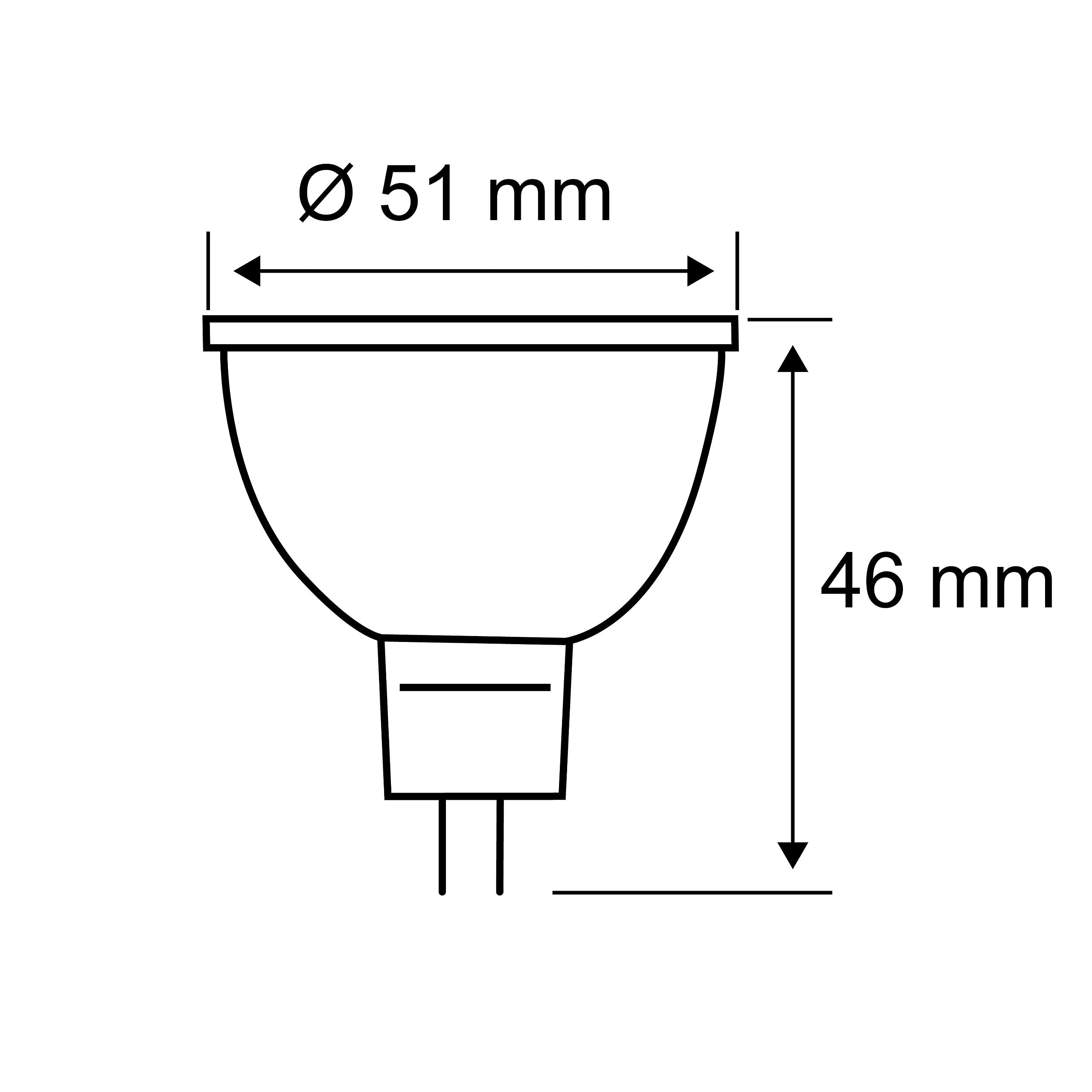 Paulmann 28466 LED Reflektorlampe GU5,3 6,5W warmweiß dimmbar