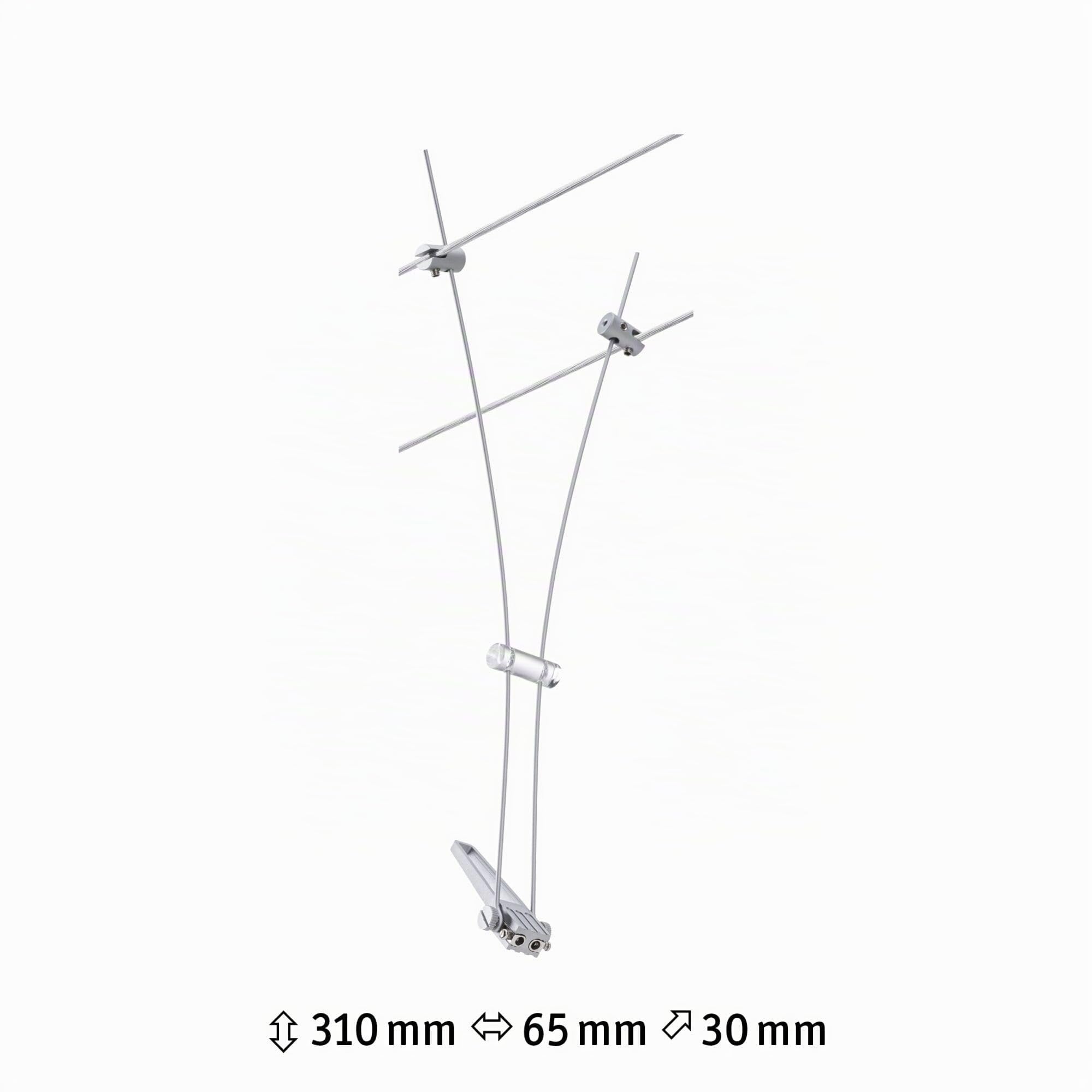 Paulmann CorDuo Comet 94487 Seilspot chrom matt GU5,3