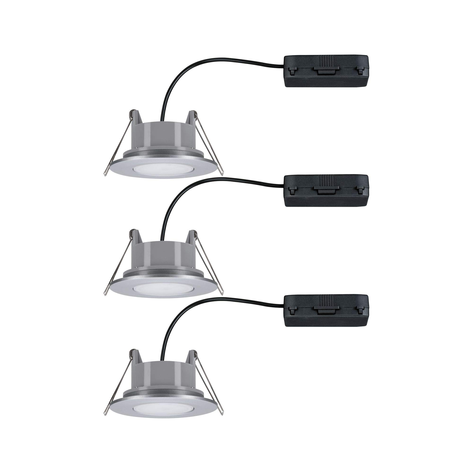 Paulmann Calla Einbauspot 3er-Set Chrom 6W 4000K