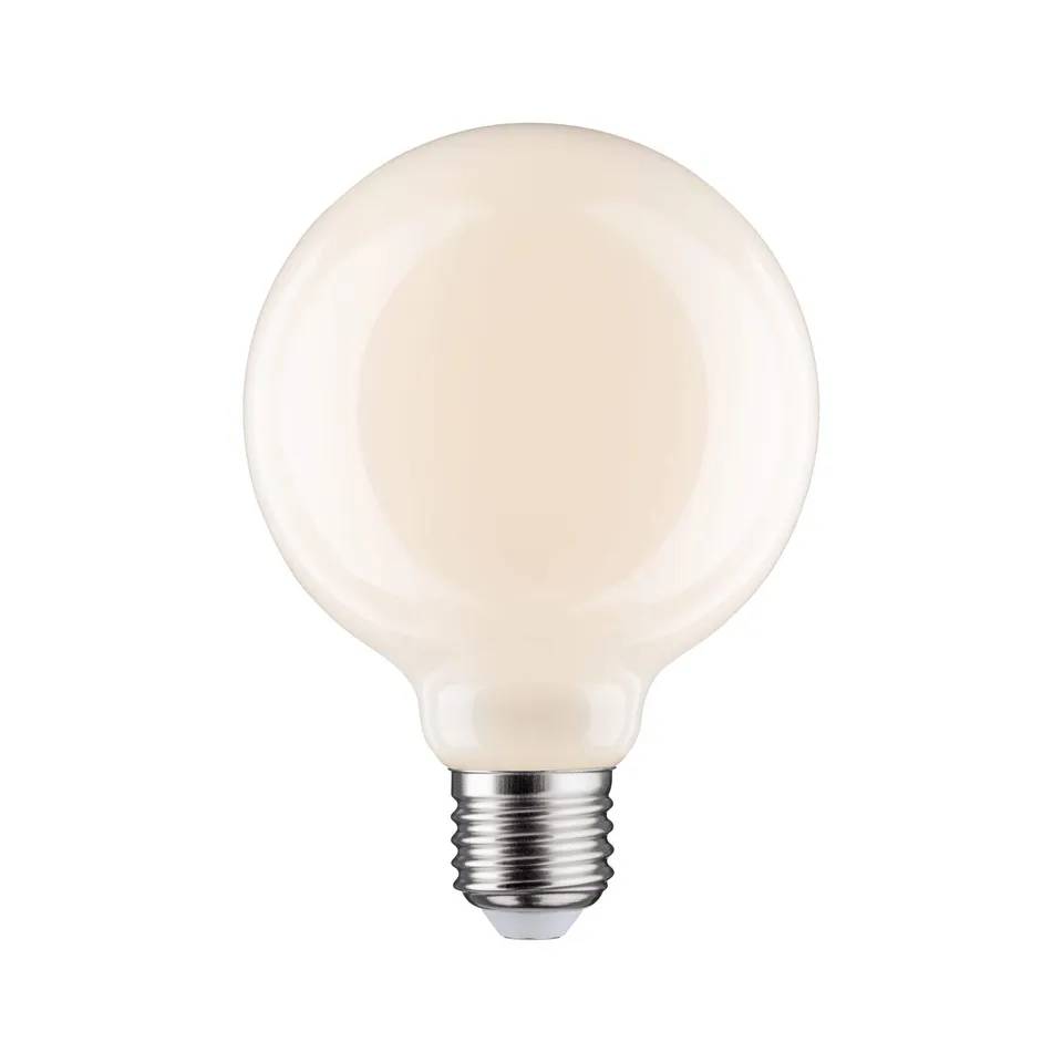 Paulmann 28624 Globe G95 LED-Lampe E27 opal warmweiß dimmbar
