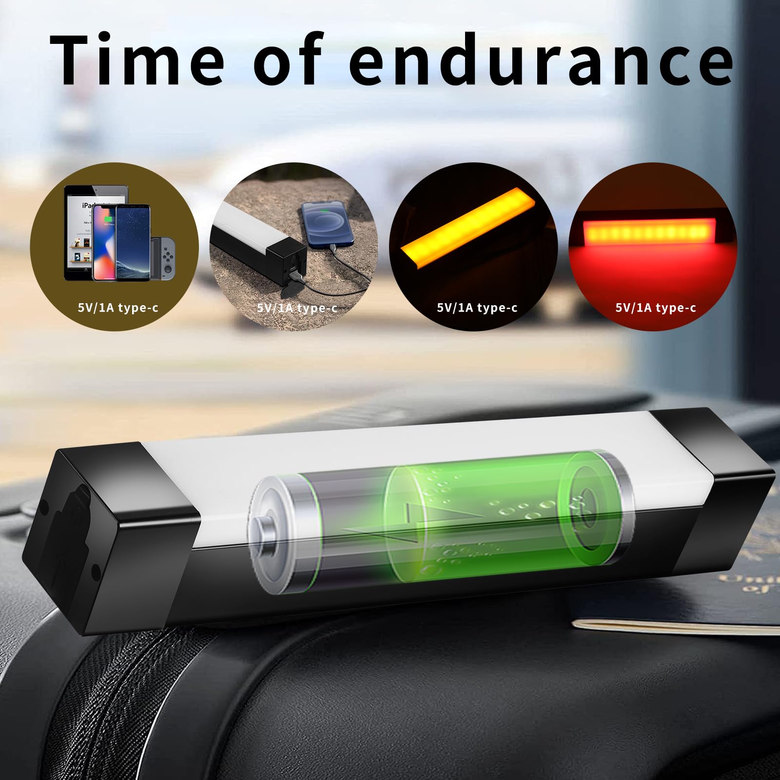 Phonar Solar Campinglaterne 1500 lm USB-C Powerbank