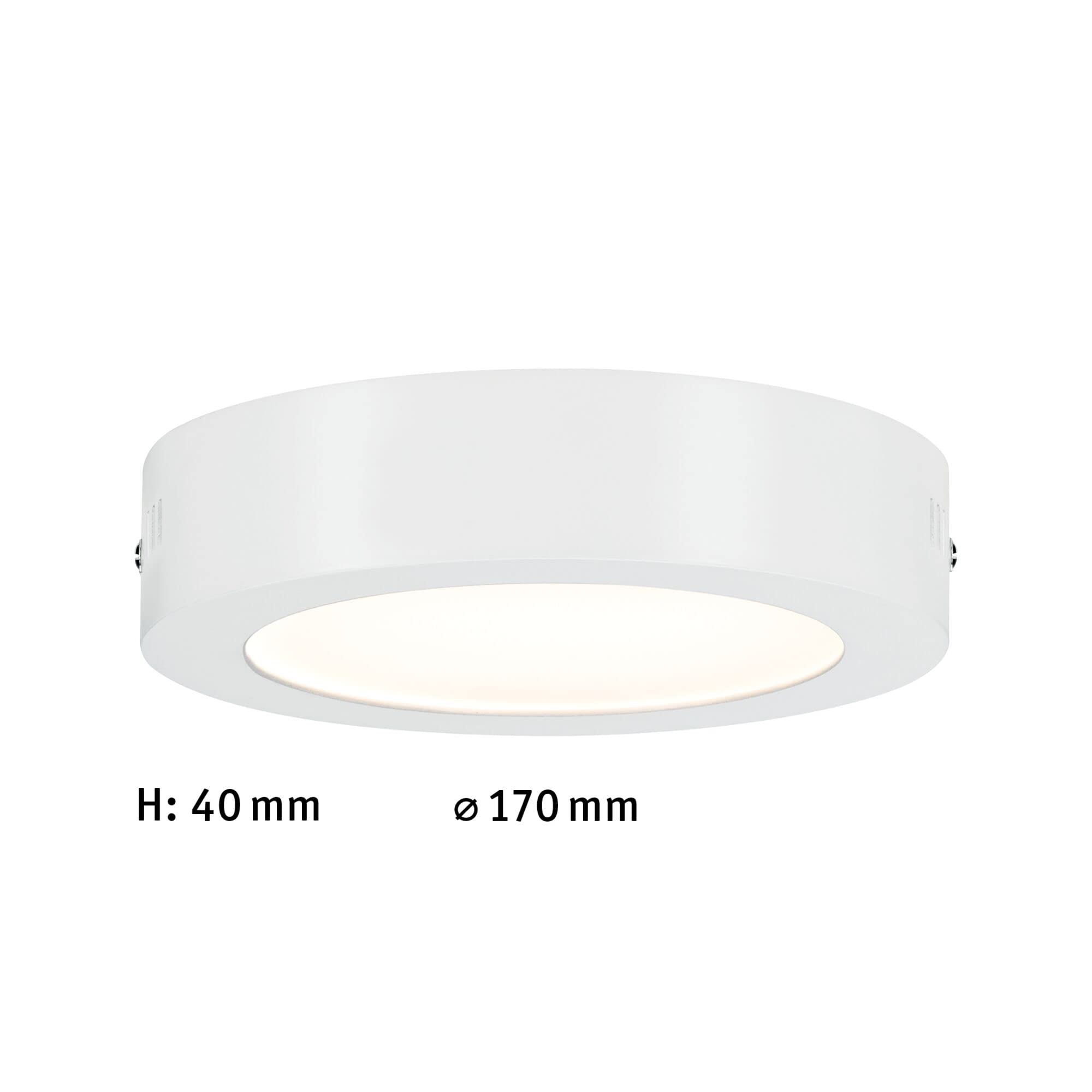 Paulmann Cesena LED-Panel Weiß 170mm Tunable White