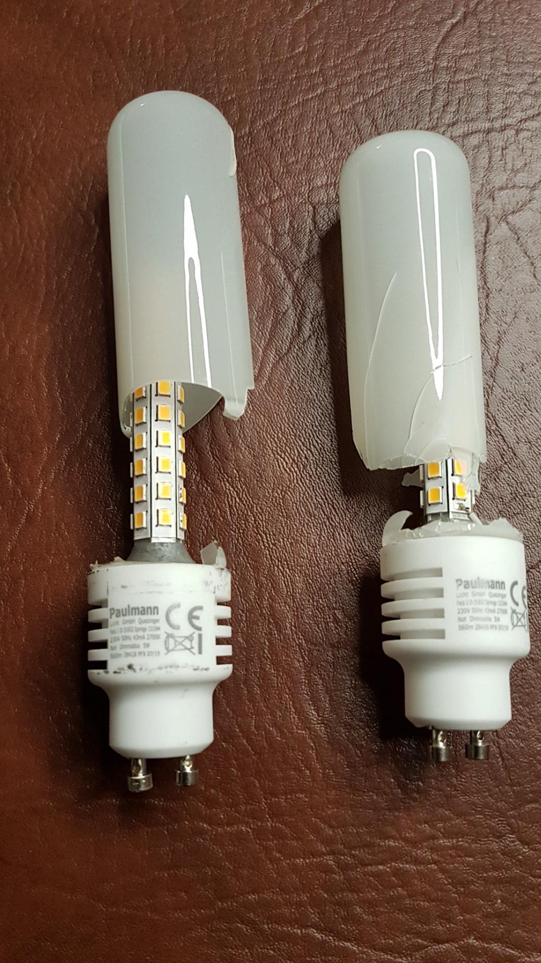 Paulmann Deco Pipe LED-Lampe GU10 5W warmweiß satin