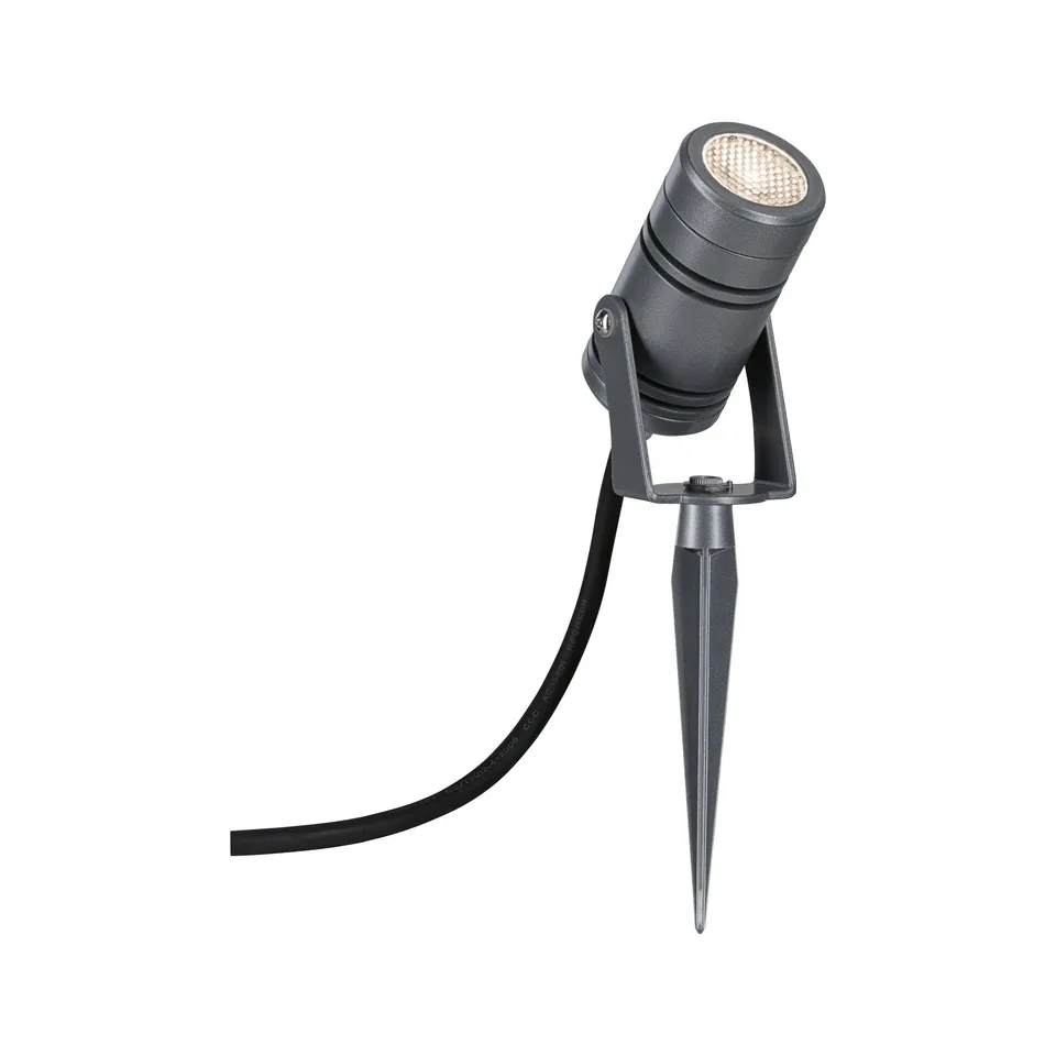 Paulmann Outdoor Gartenstrahler 12W IP65 alu grau