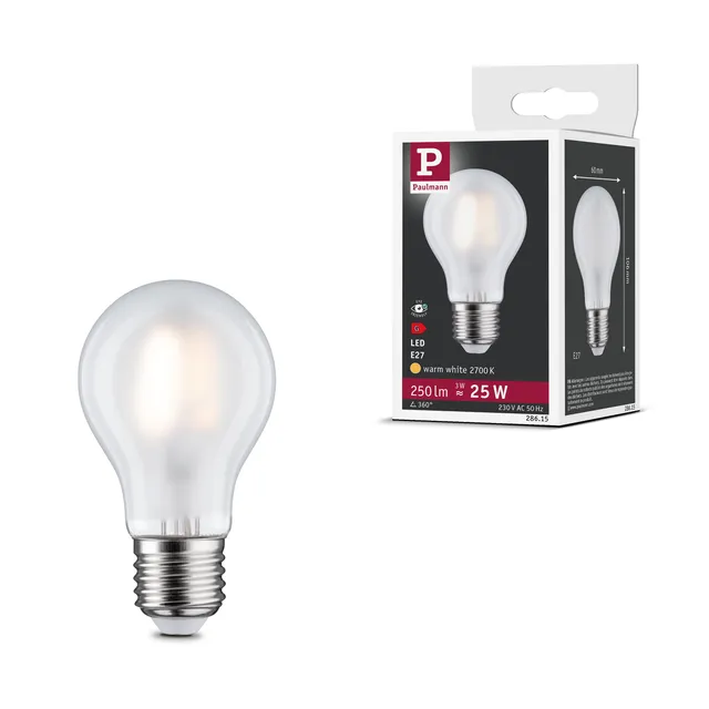 Paulmann Filament 28615 LED Birne E27 matt 2700K 3W