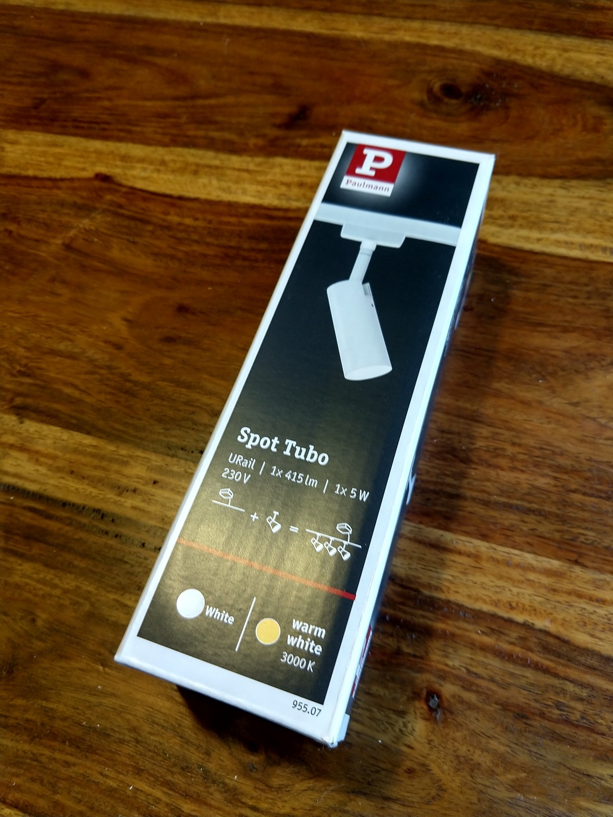 Paulmann URail Tubo Schienenspot Weiß 5W LED