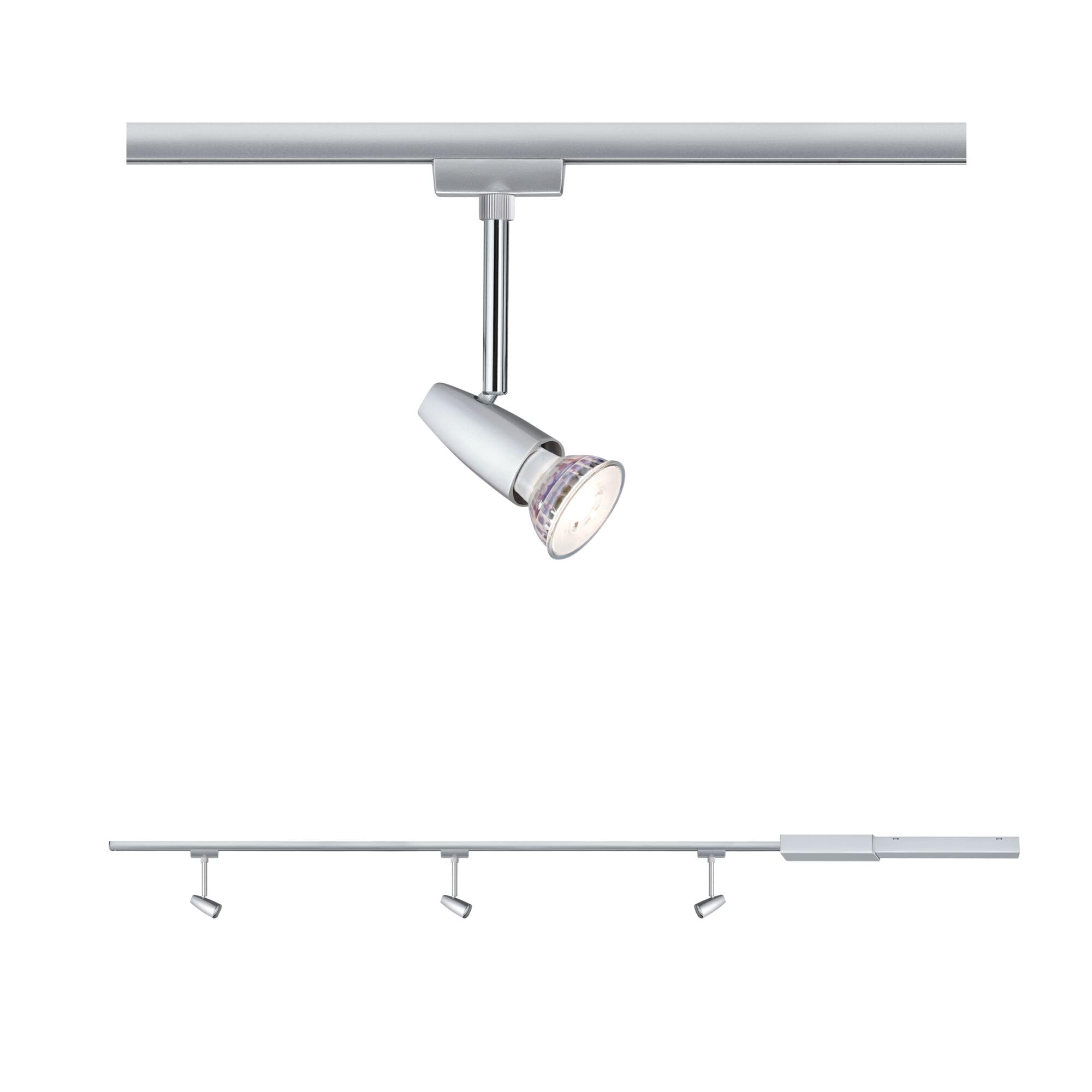 Paulmann URail Barelli Basisset Zigbee GU10 chrom