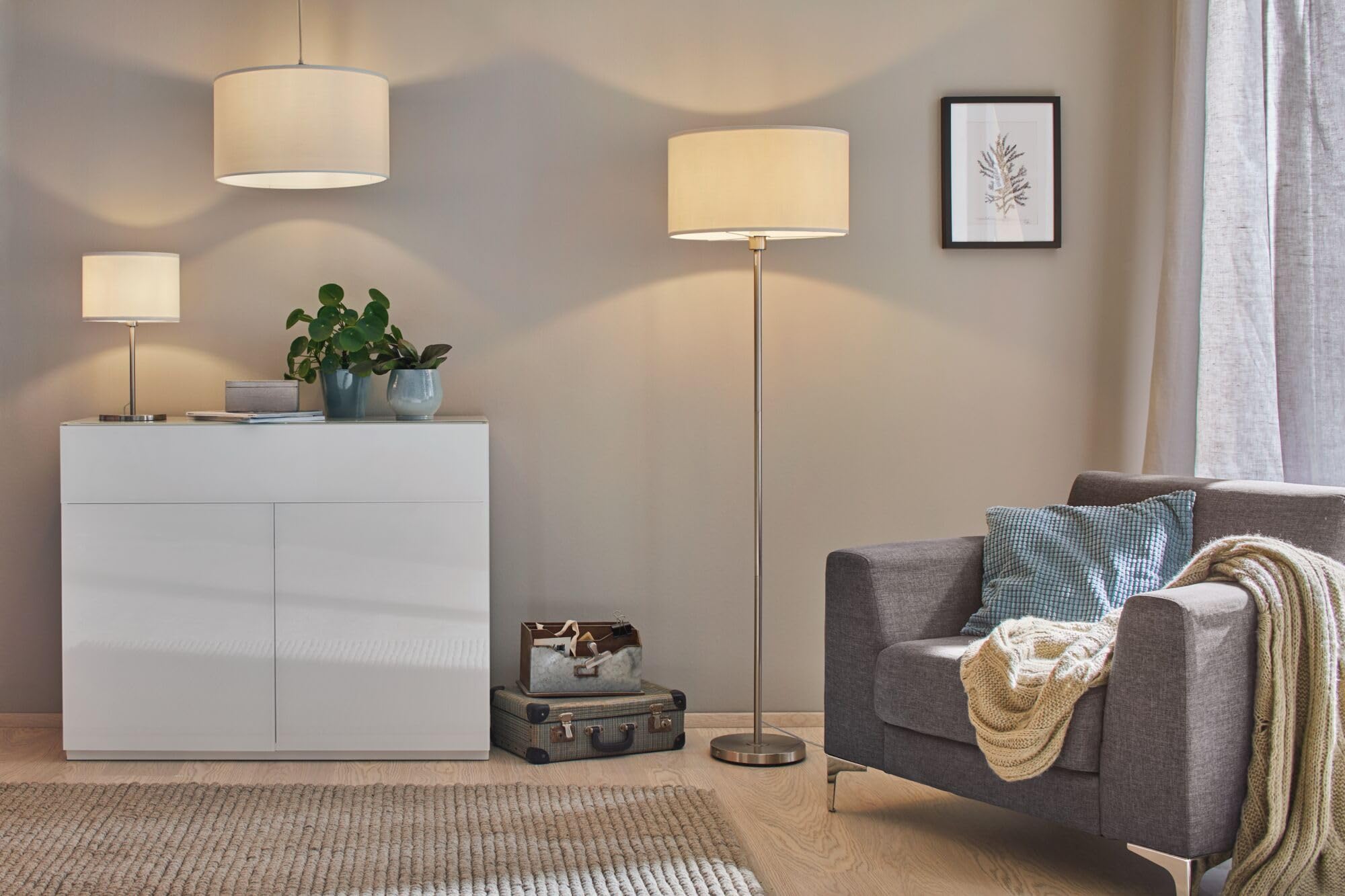 Paulmann Tessa 70923 Tischleuchte Creme E14