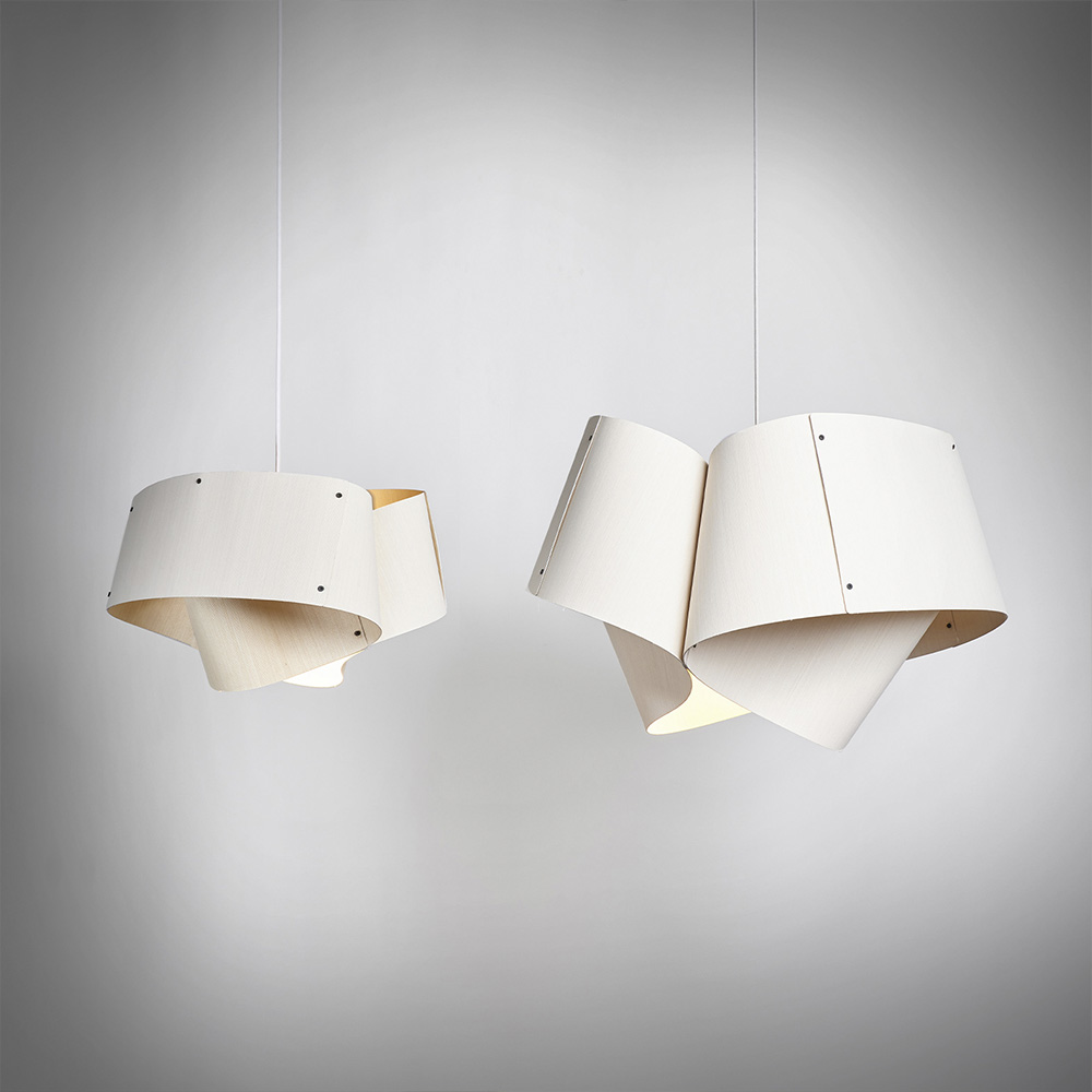 Bruck Carlotta Pendelleuchte Holz rund