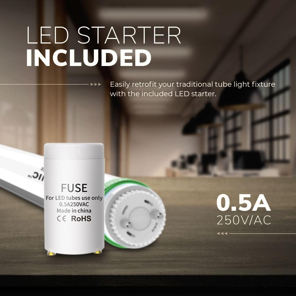 Hoftronic Röhrenleuchte 150cm Set 30W 4000K neutralweiß