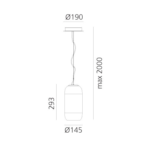 Artemide Gople Mini Hängeleuchte Kupfer Glas
