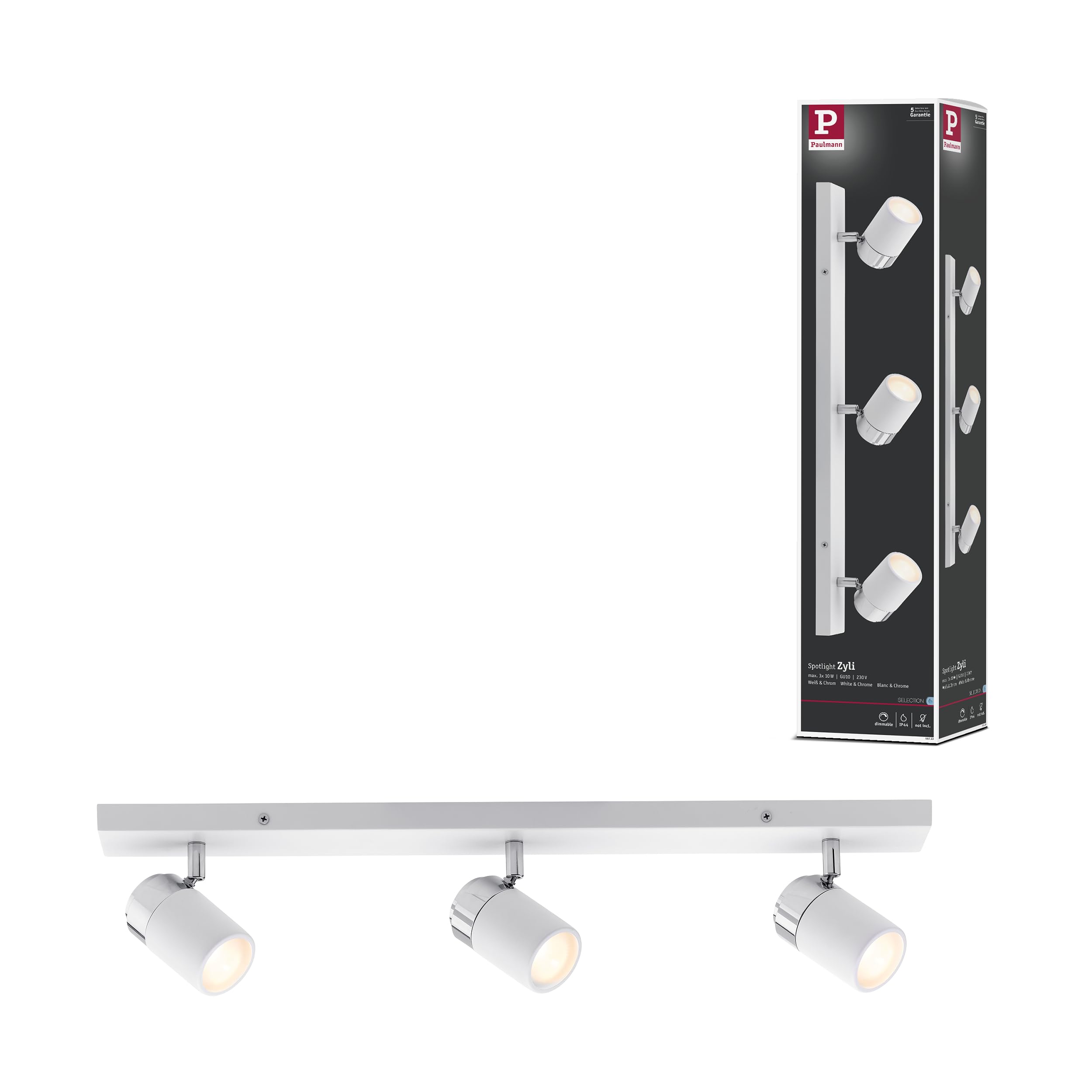 Paulmann Zyli Deckenstrahler 2xGU10 weiß IP44 40cm