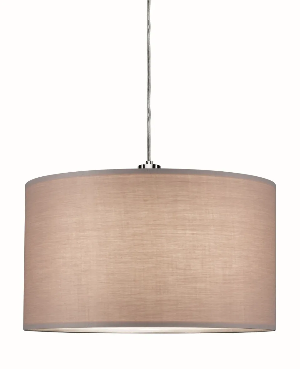 Paulmann URail Tessa Lampenschirm Hellgrau Stoff 50W