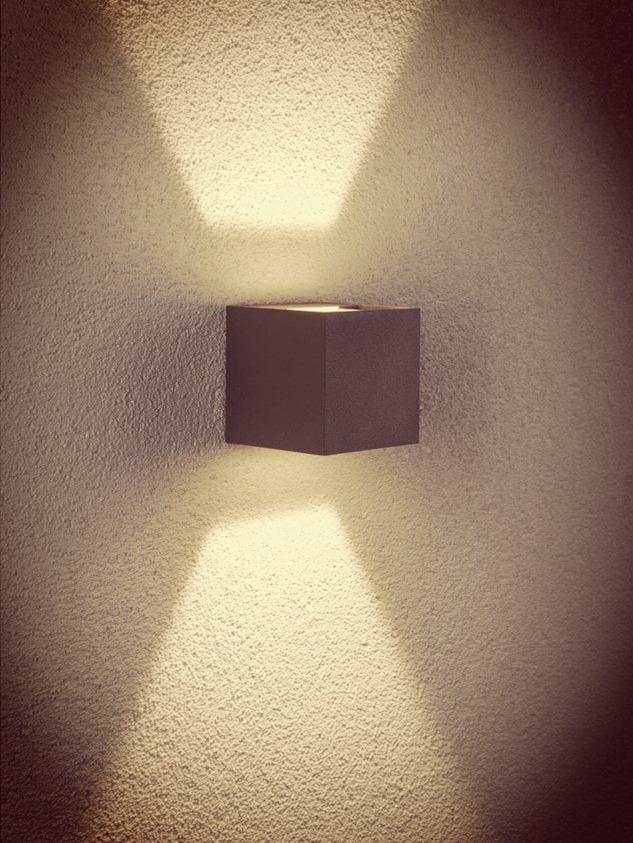 Paulmann Cybo LED-Außenwandleuchte 2x3W grau IP65 2700K