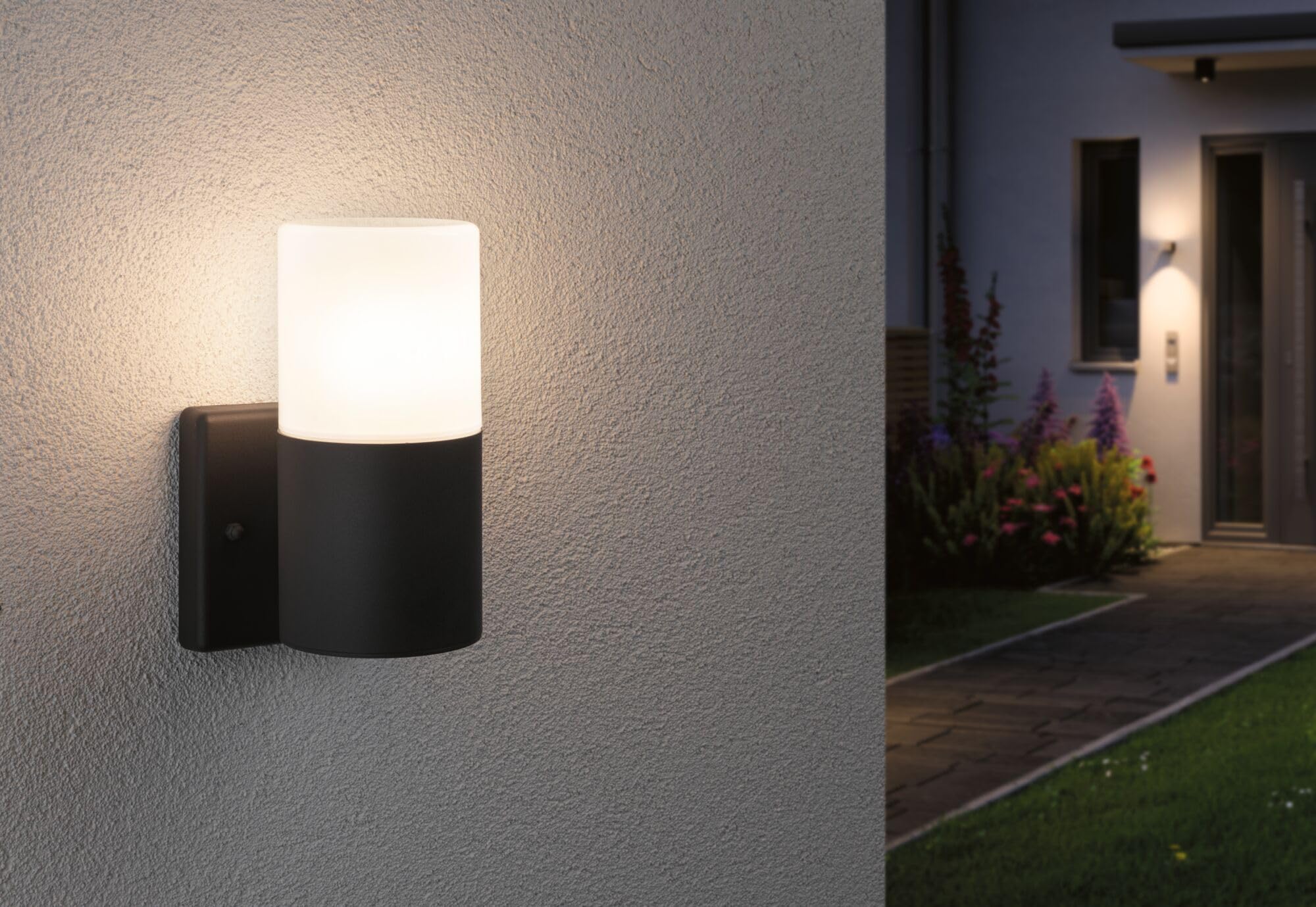 Paulmann 94649 Tubs Außen-Wandleuchte E27 IP44 Grau