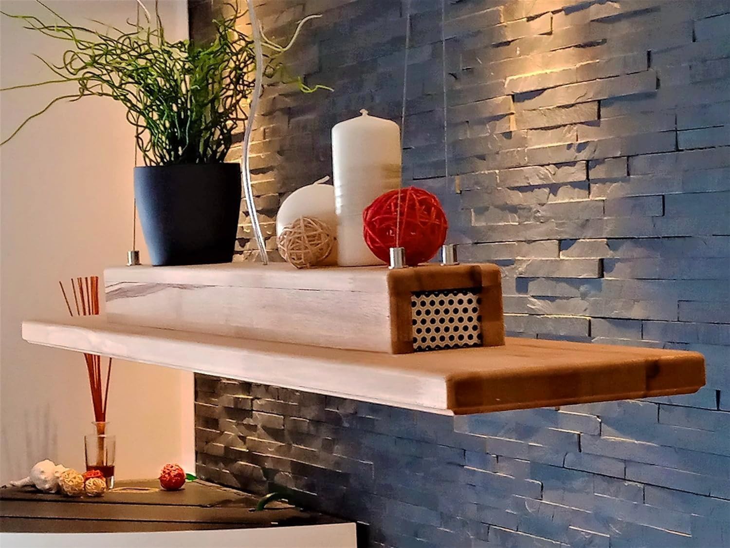 Friesenlicht Cora Pendelleuchte Buche 100 cm 3 Spots
