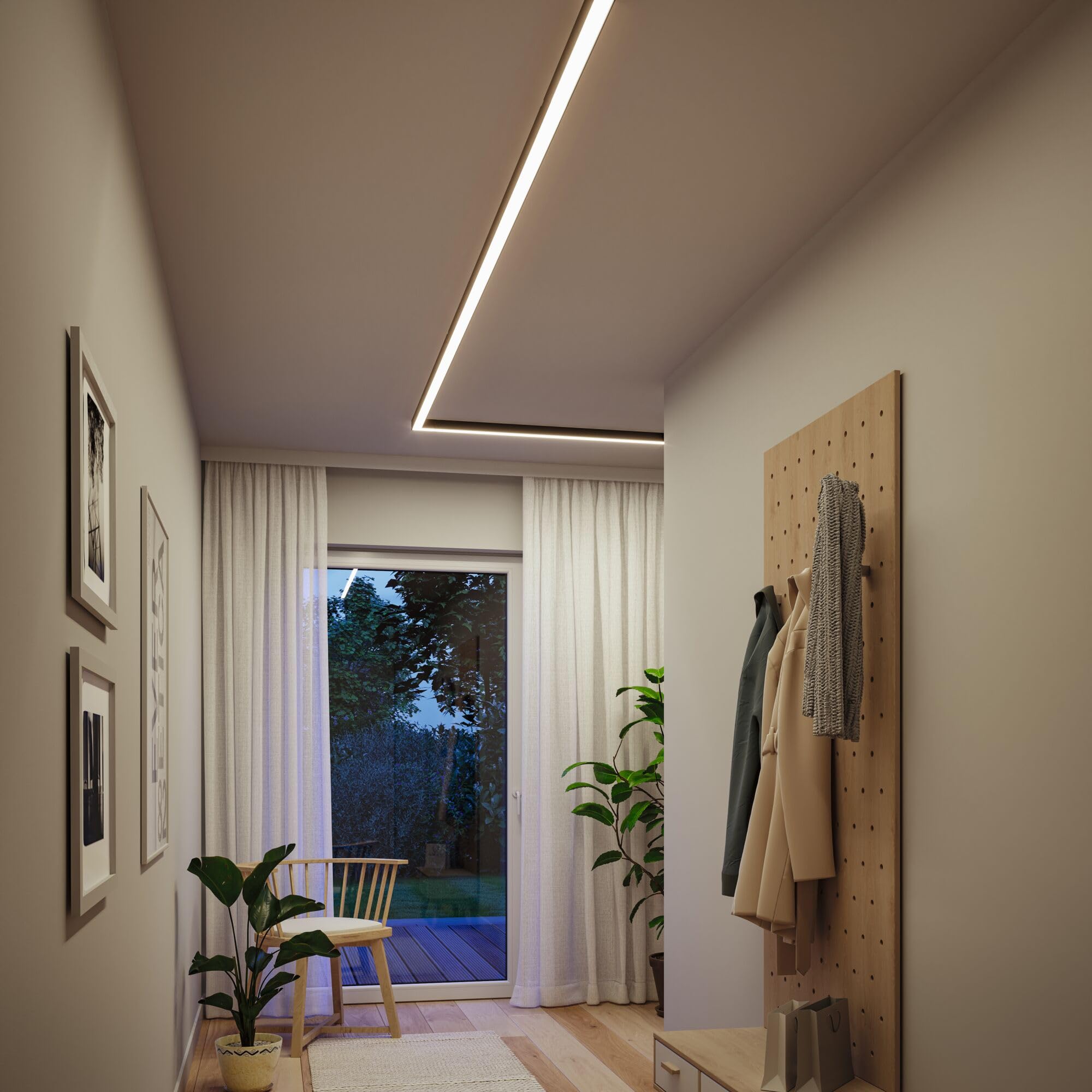 Paulmann Linion Lichtkanal 90° Signalschwarz 3000K