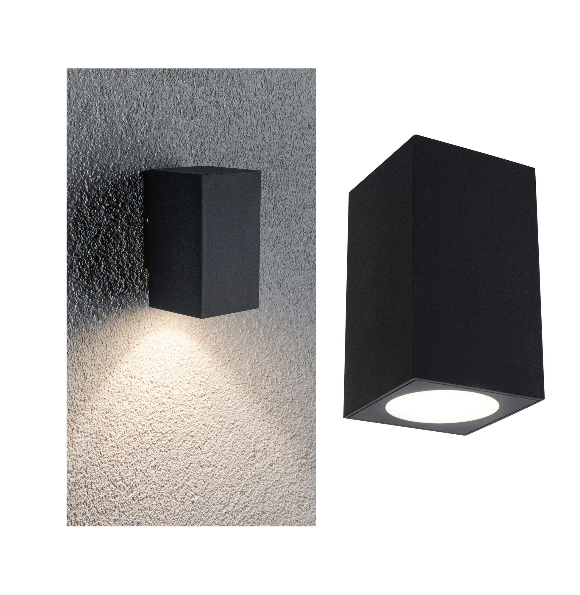 Paulmann Flame 94327 Außenwandleuchte Anthrazit 1-fach 58x75