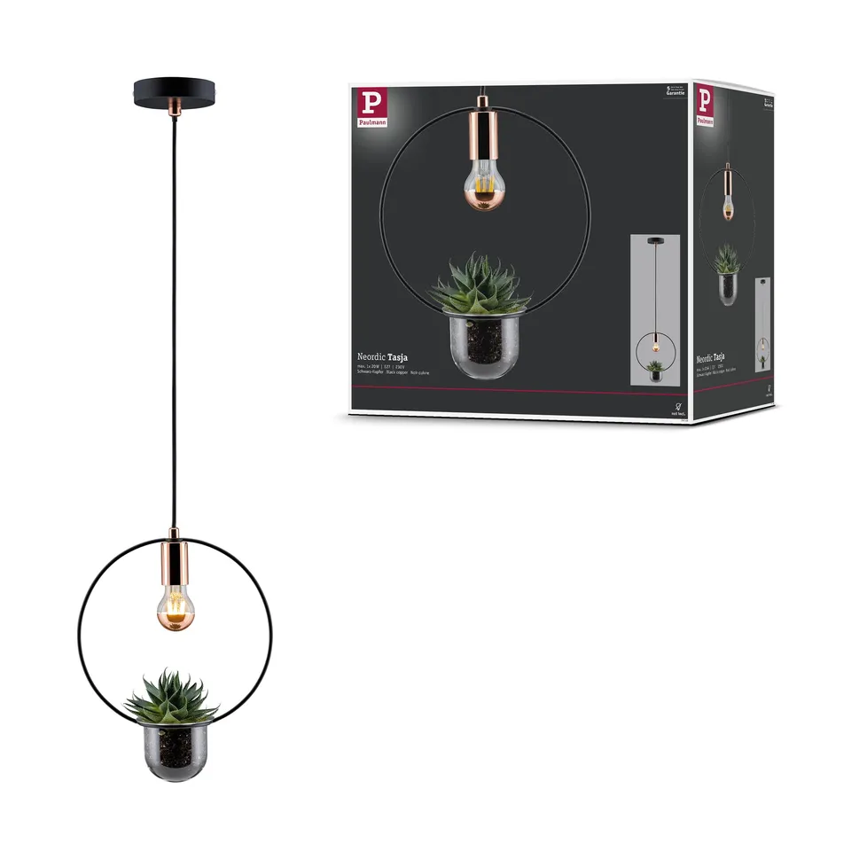Paulmann Neordic Tasja 79748 Pendelleuchte schwarz Kupfer