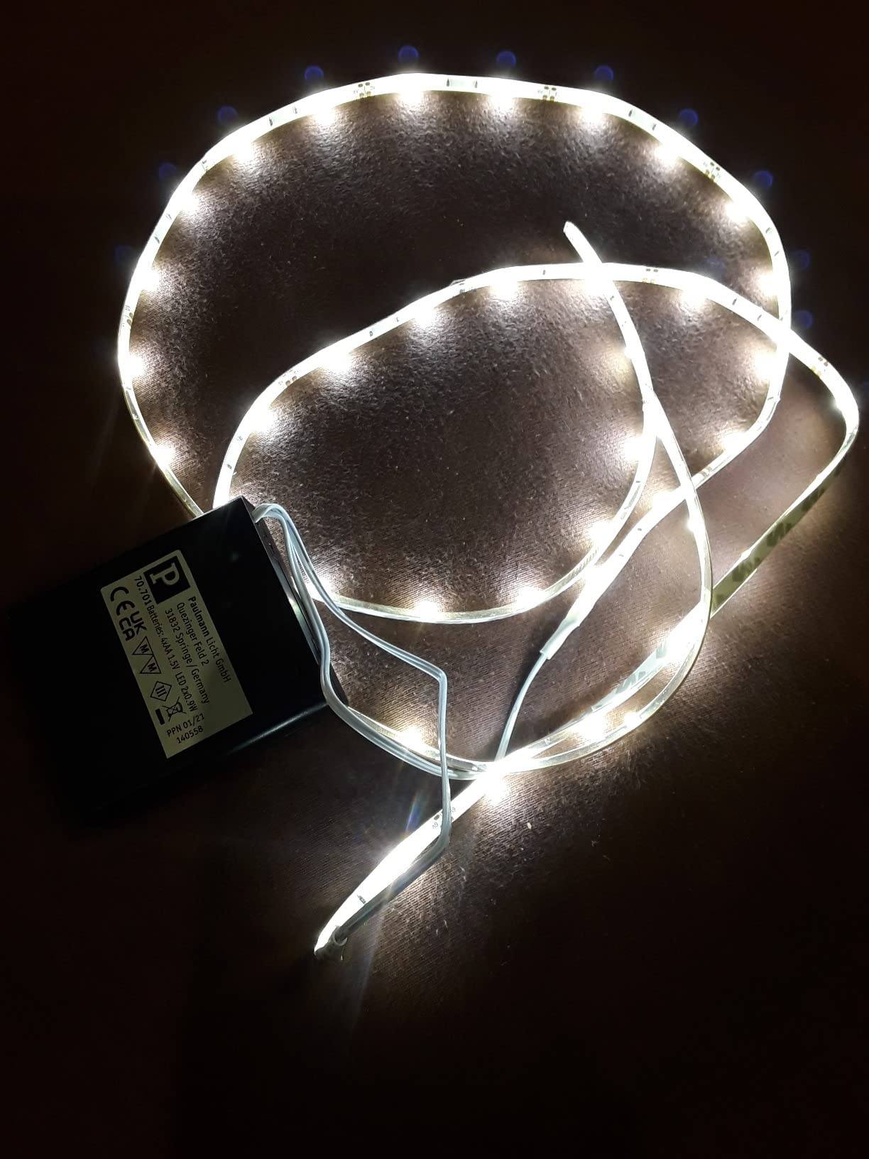 Paulmann Function 707.01 LED-Strip warmweiß 2x80cm Batterie