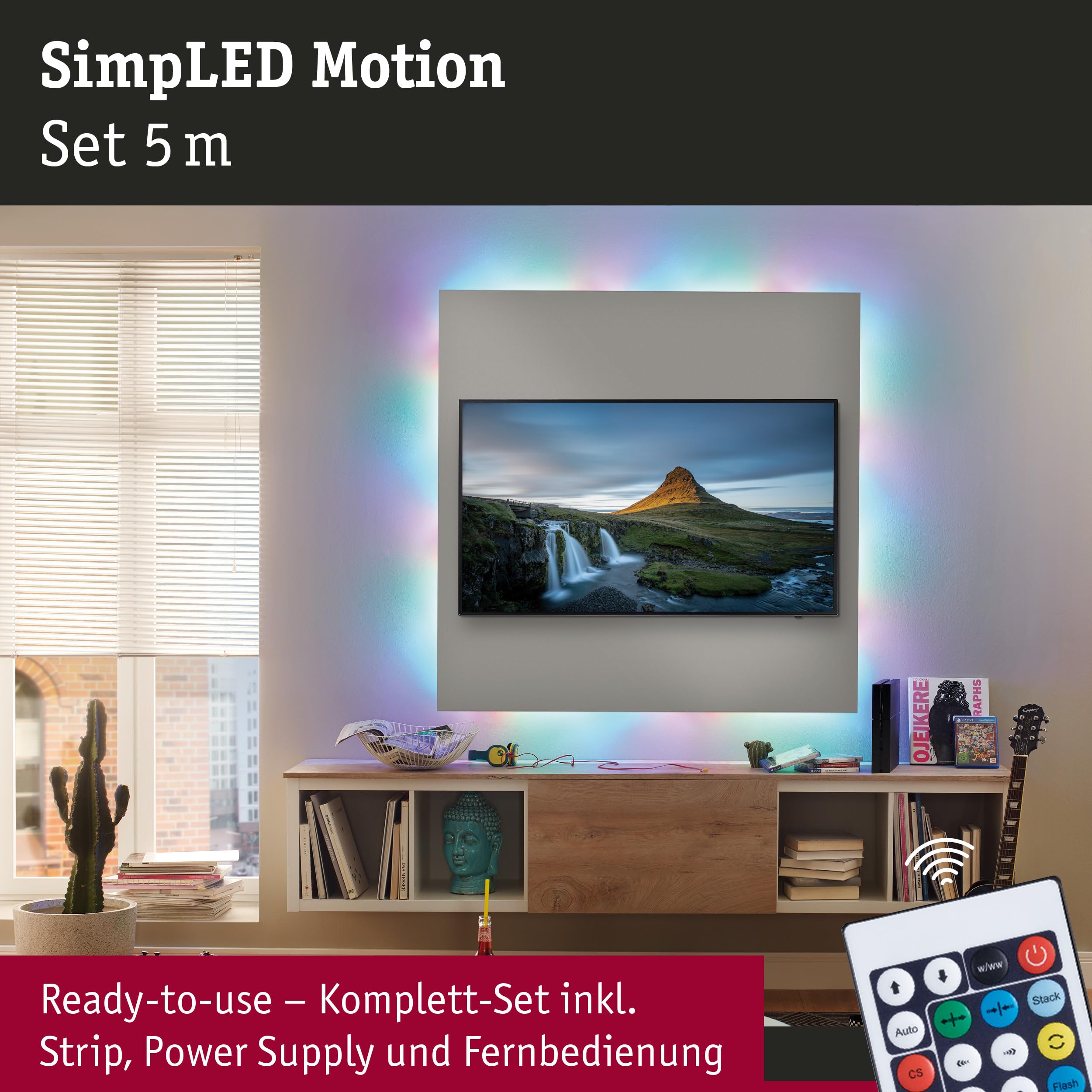 Paulmann SimpLED Motion LED Strip RGB 5m Set 10W