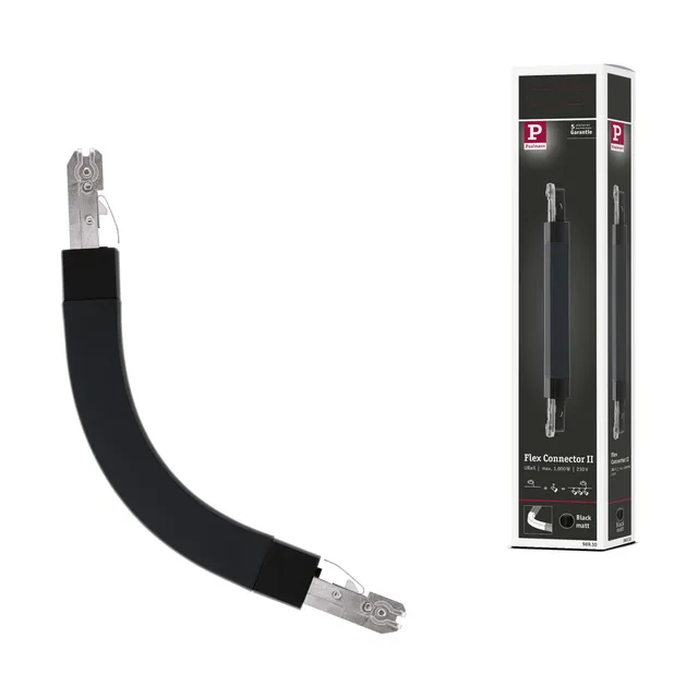 Paulmann URail Flex II Verbinder Schiene 227mm Schwarz matt 2er