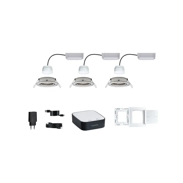 Paulmann Nova Plus Coin Einbaustrahler Basisset White