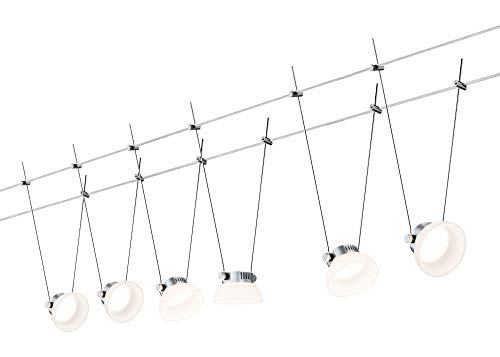 Paulmann 941.13 Seilsystem LED Set silber 6-flammig