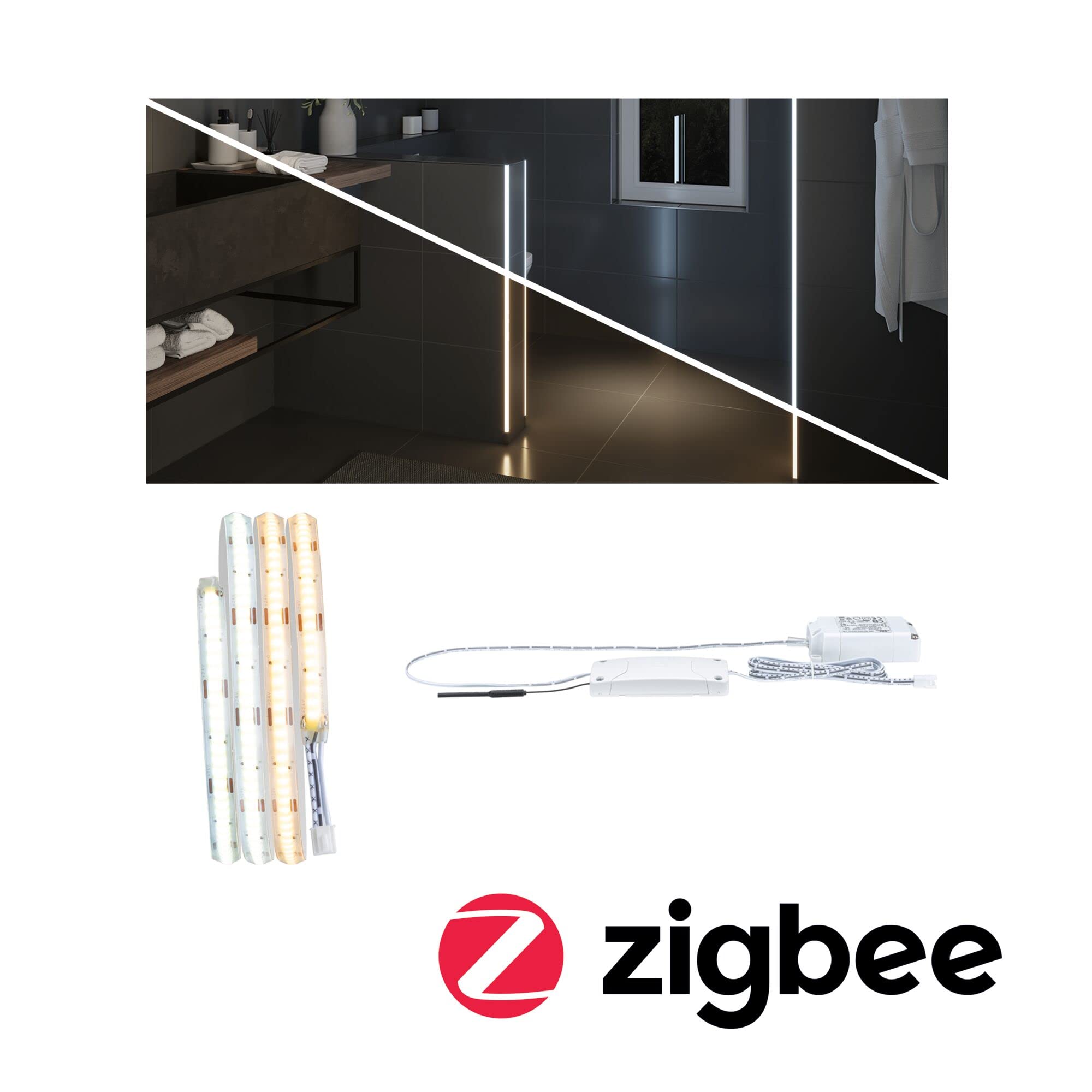 Paulmann LumiTiles 78426 LED Stripe Set Zigbee 1m warmweiß