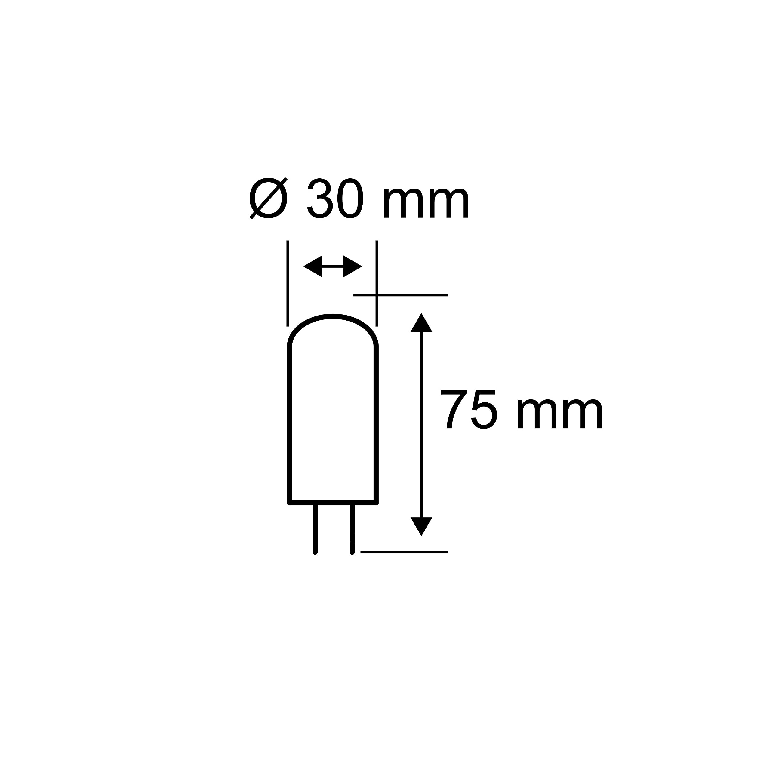 Paulmann 28112 G9 LED Stiftsockellampe 3W Warmweiß