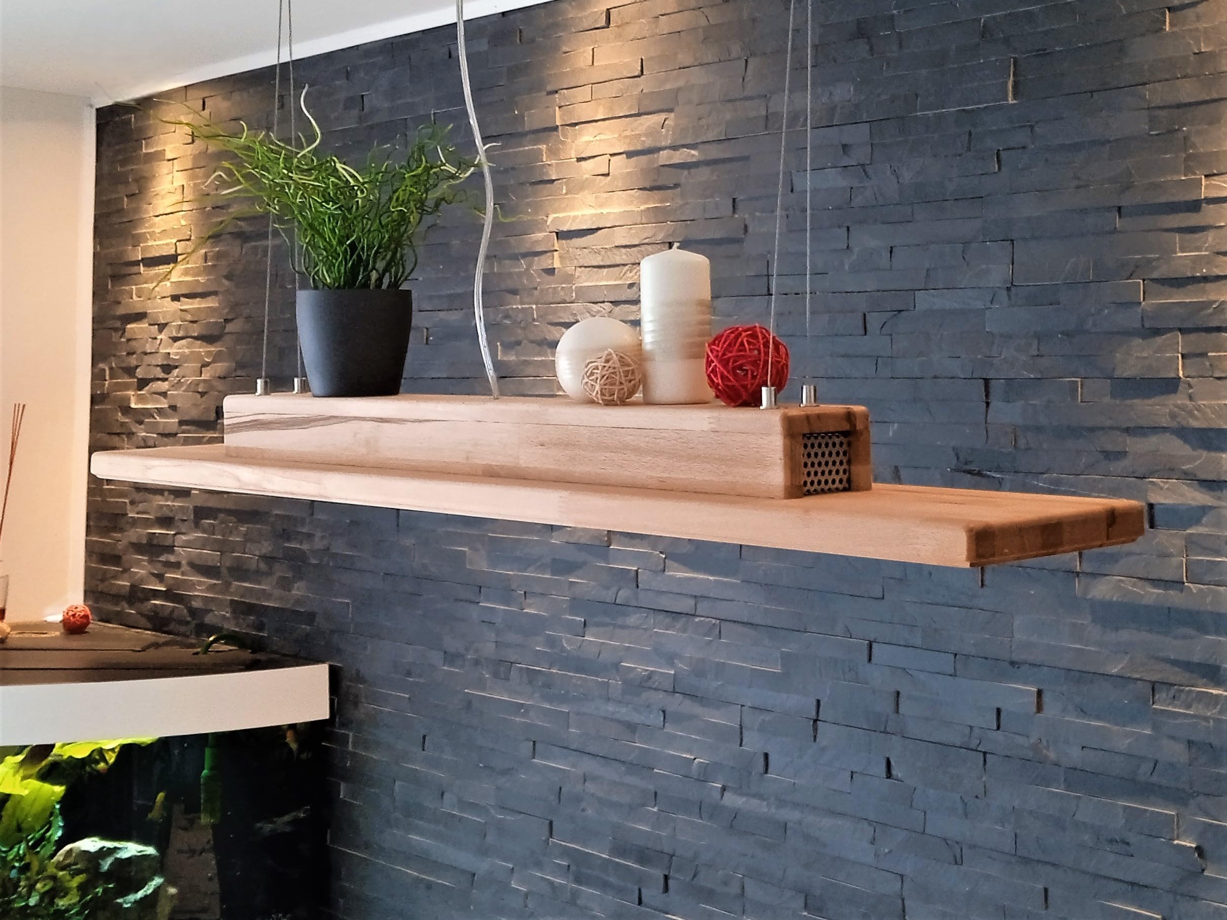 Friesenlicht Cora Pendelleuchte Buche 100 cm 3 Spots
