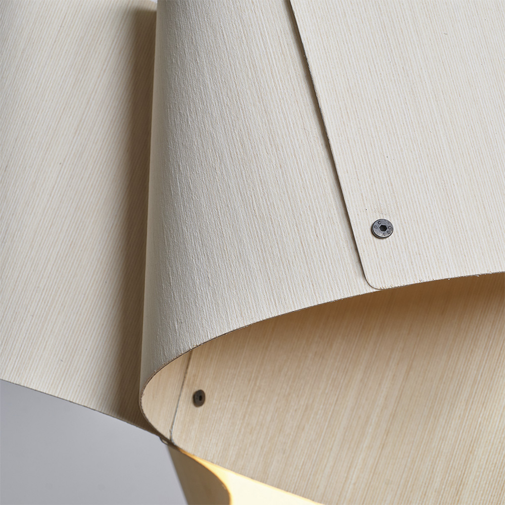 Bruck Carlotta Pendelleuchte Holz rund