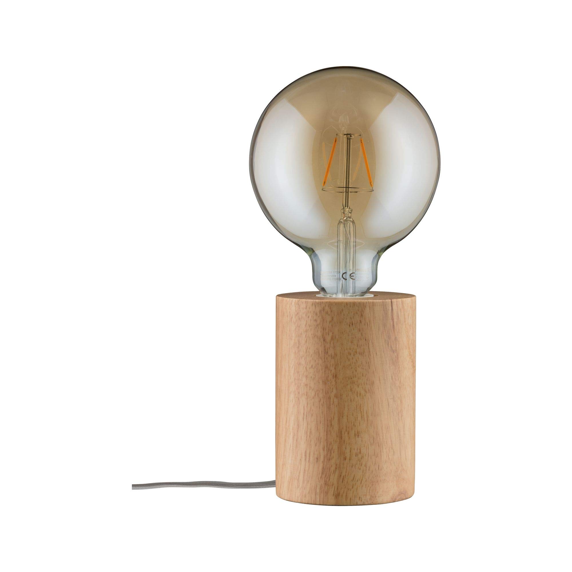 Paulmann Neordic Talin 79640 Tischleuchte Holz E27
