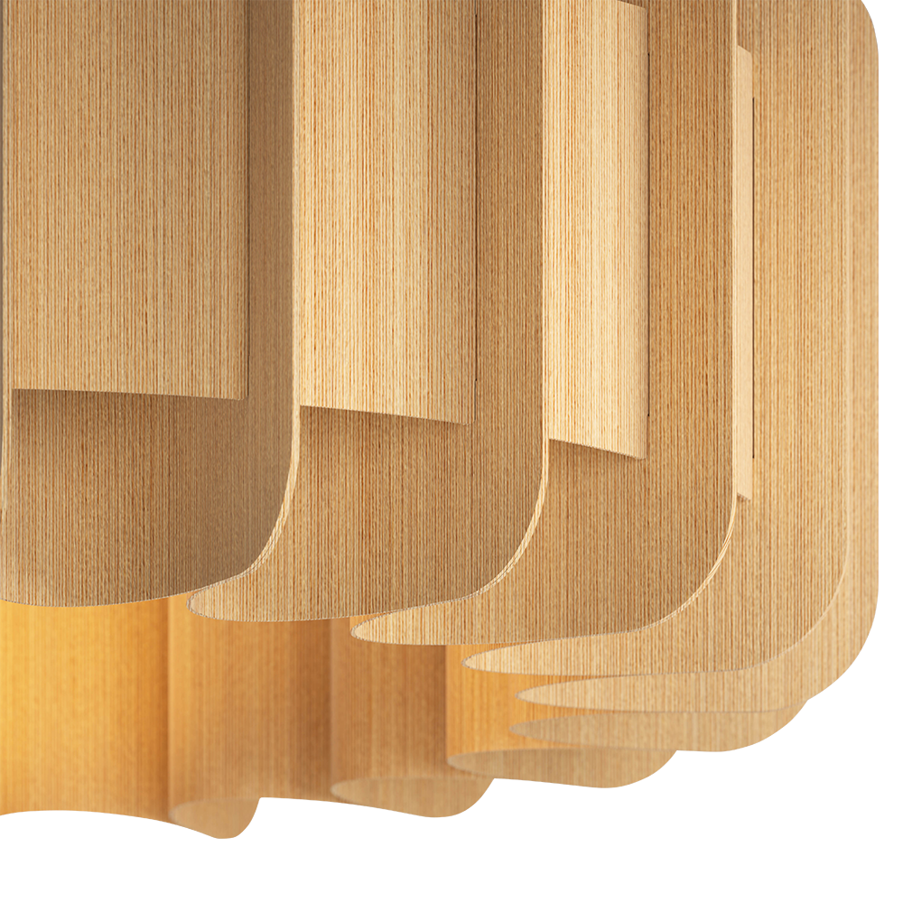 Bruck Clarissa Pendelleuchte Holz feuchtefest