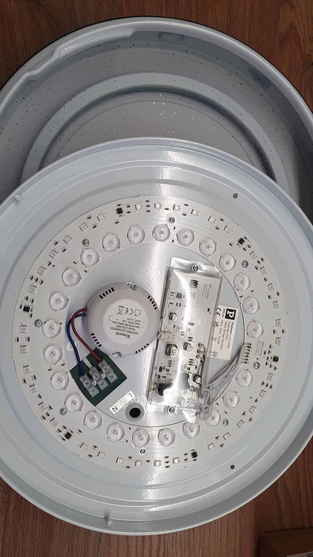 Paulmann Rainbow 70546 LED Deckenleuchte Ø380mm RGBW Chrom