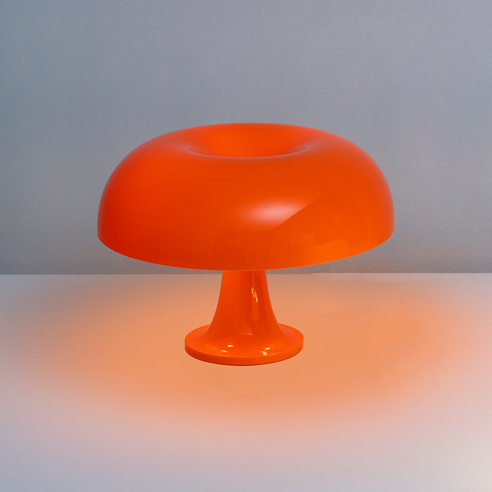 Artemide Nessino Tischleuchte ABS Rot Designklassiker