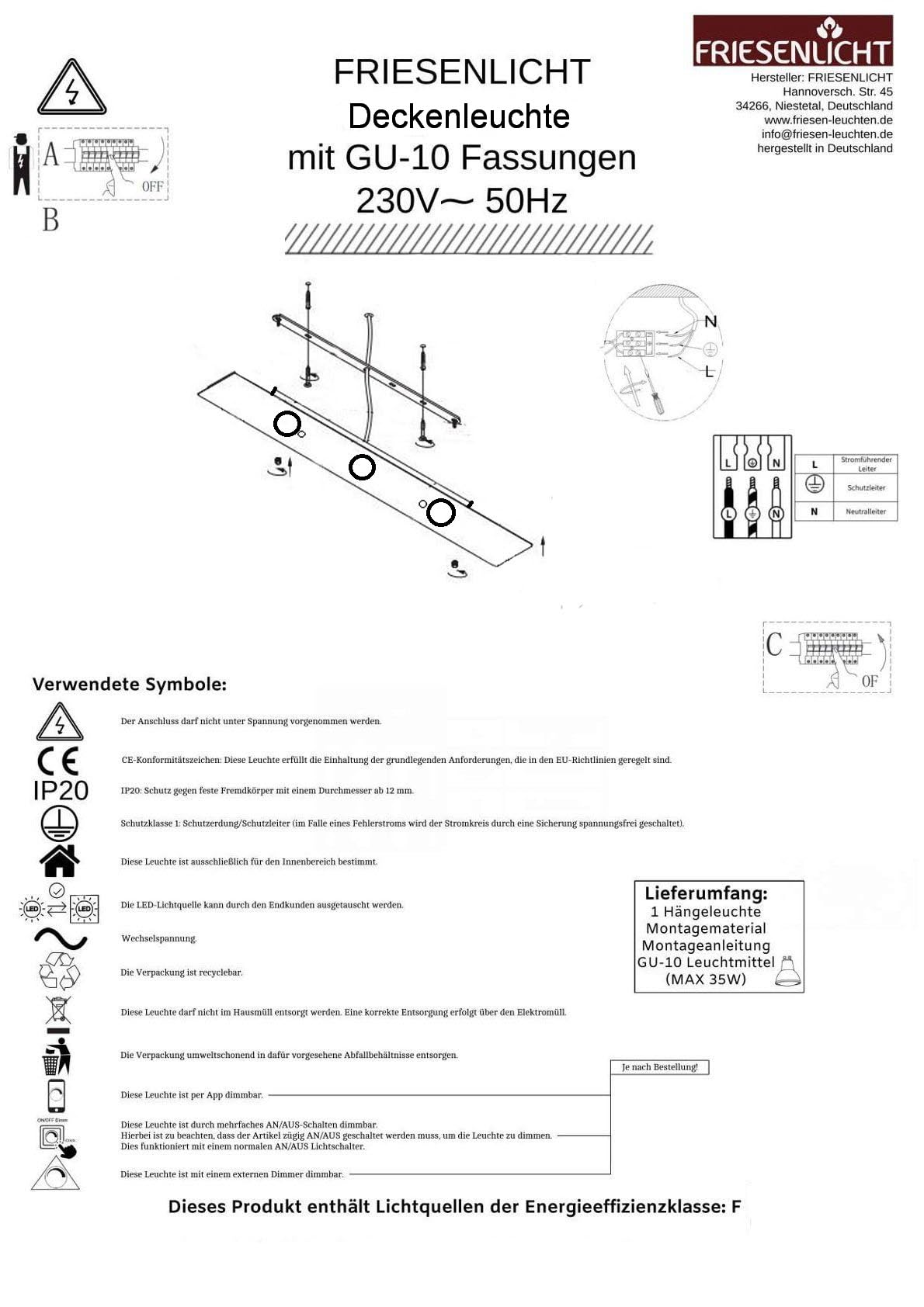Friesenlicht Lika Deckenleuchte Wildeiche 1036