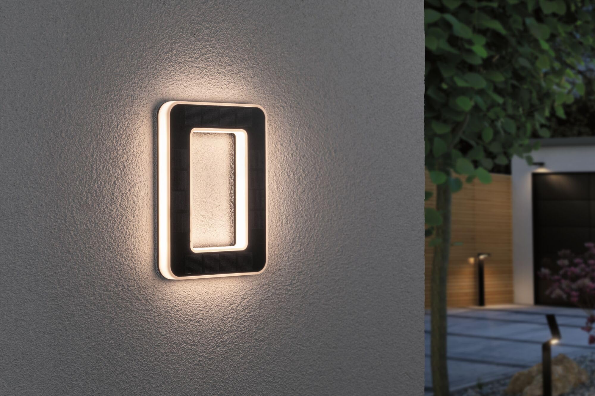 Paulmann 79851 Solar Hausnummer LED IP44 3000K schwarz