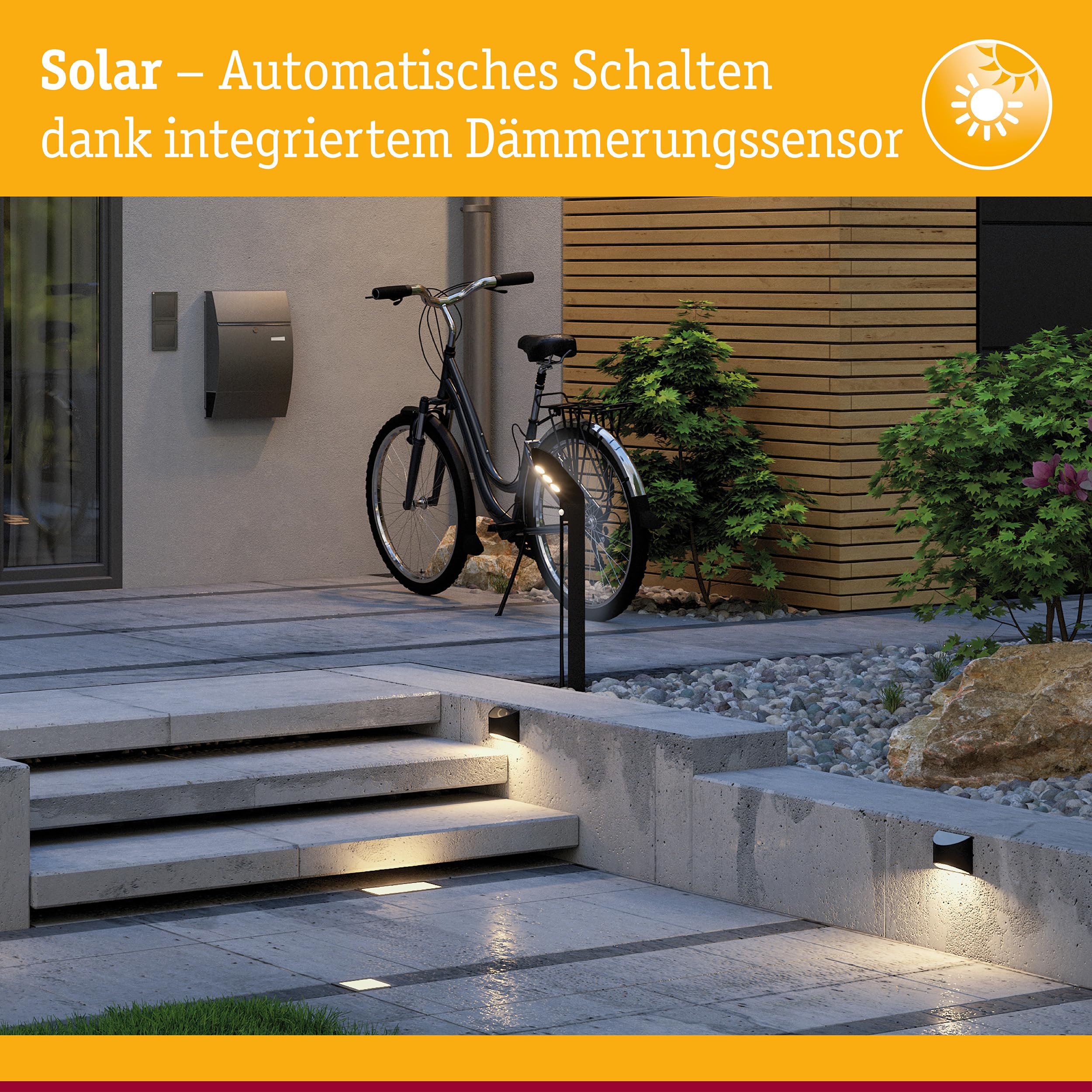 Paulmann Solar 94233 Wegeleuchte anthrazit warmweiß