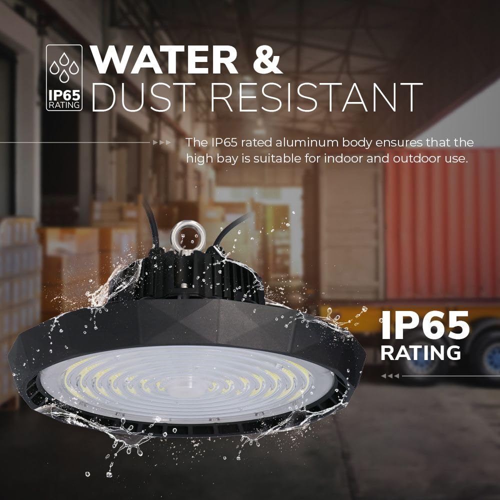 Hoftronic Saturn LED Hallenstrahler 240W dimmbar IP65 5700K