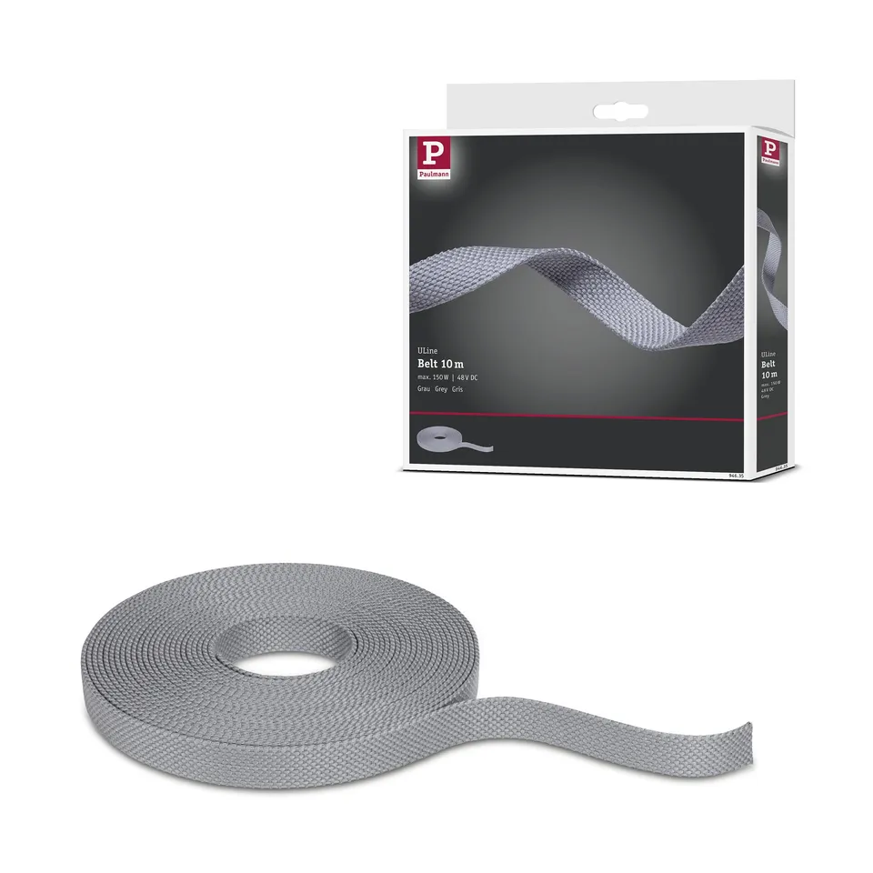 Paulmann ULine Gurt 10m Dacron grau-kupfer