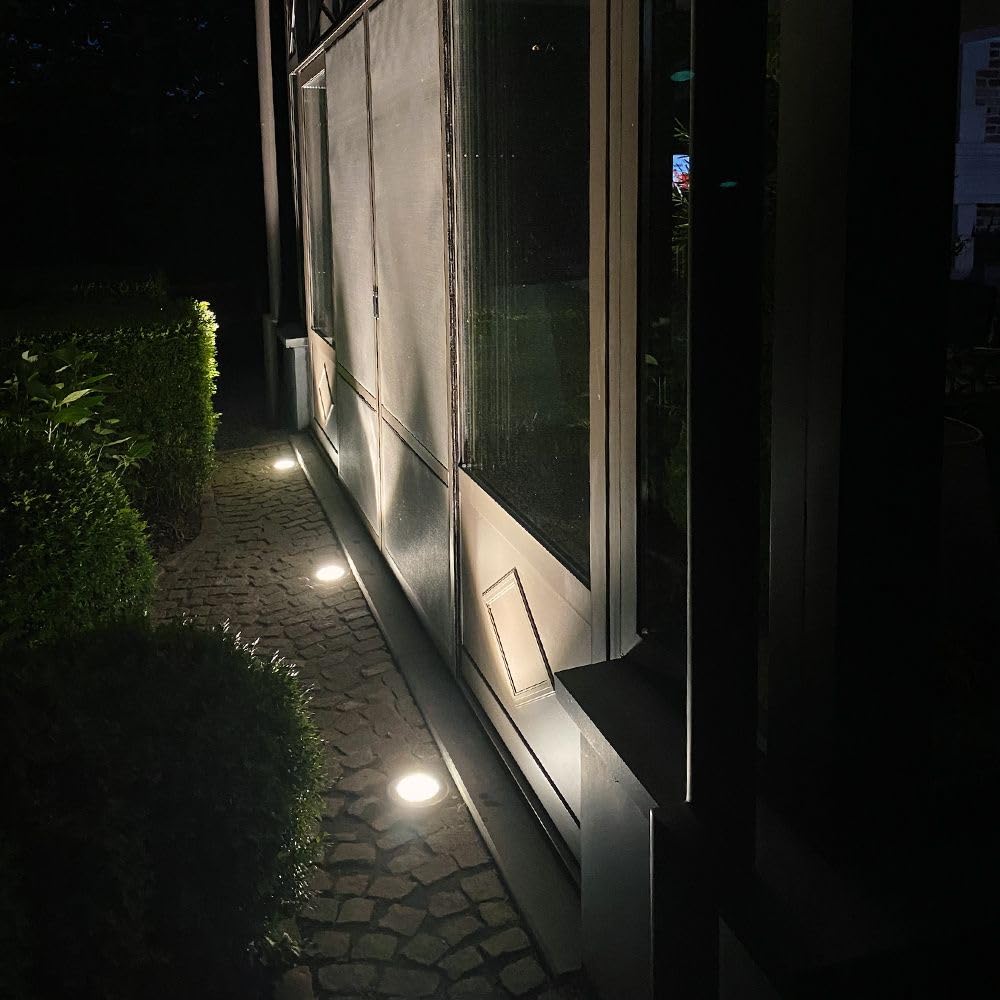 Hoftronic Maisy Bodeneinbaustrahler 3er 6000K IP67