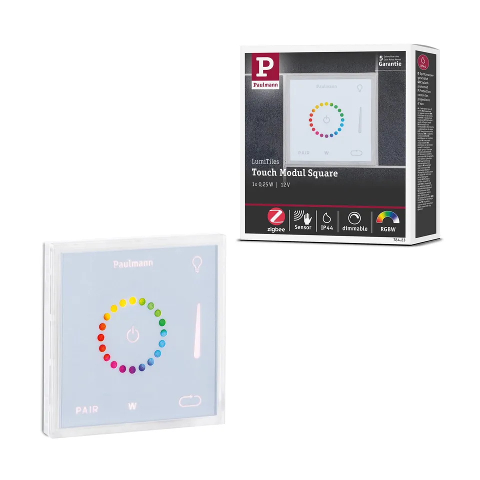 Paulmann LumiTiles Square Touch Modul Zigbee weiß IP44