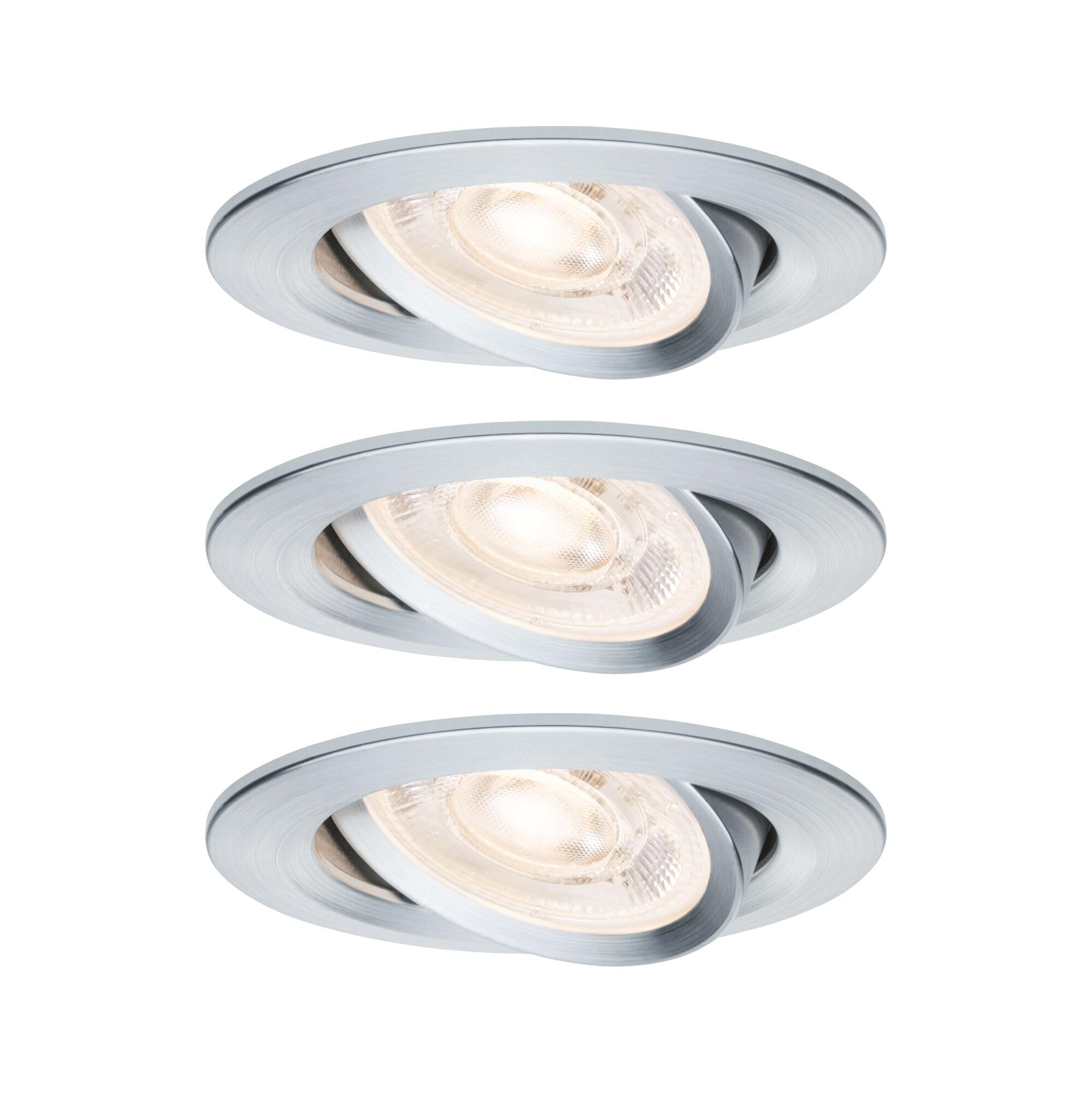 Paulmann Nova GU10 Flat 92273 Einbauleuchte 3er-Set warmweiß